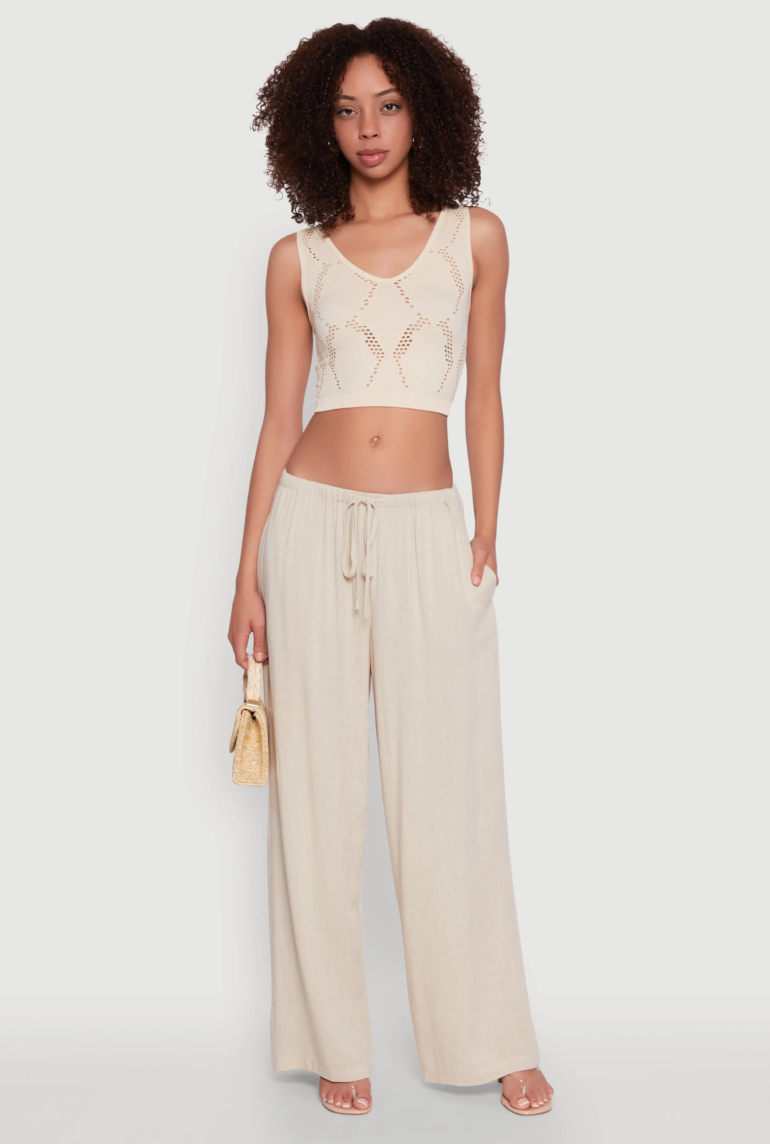 Drawstring Palazzo Pants sold by Rainbow product image thumbnail 2