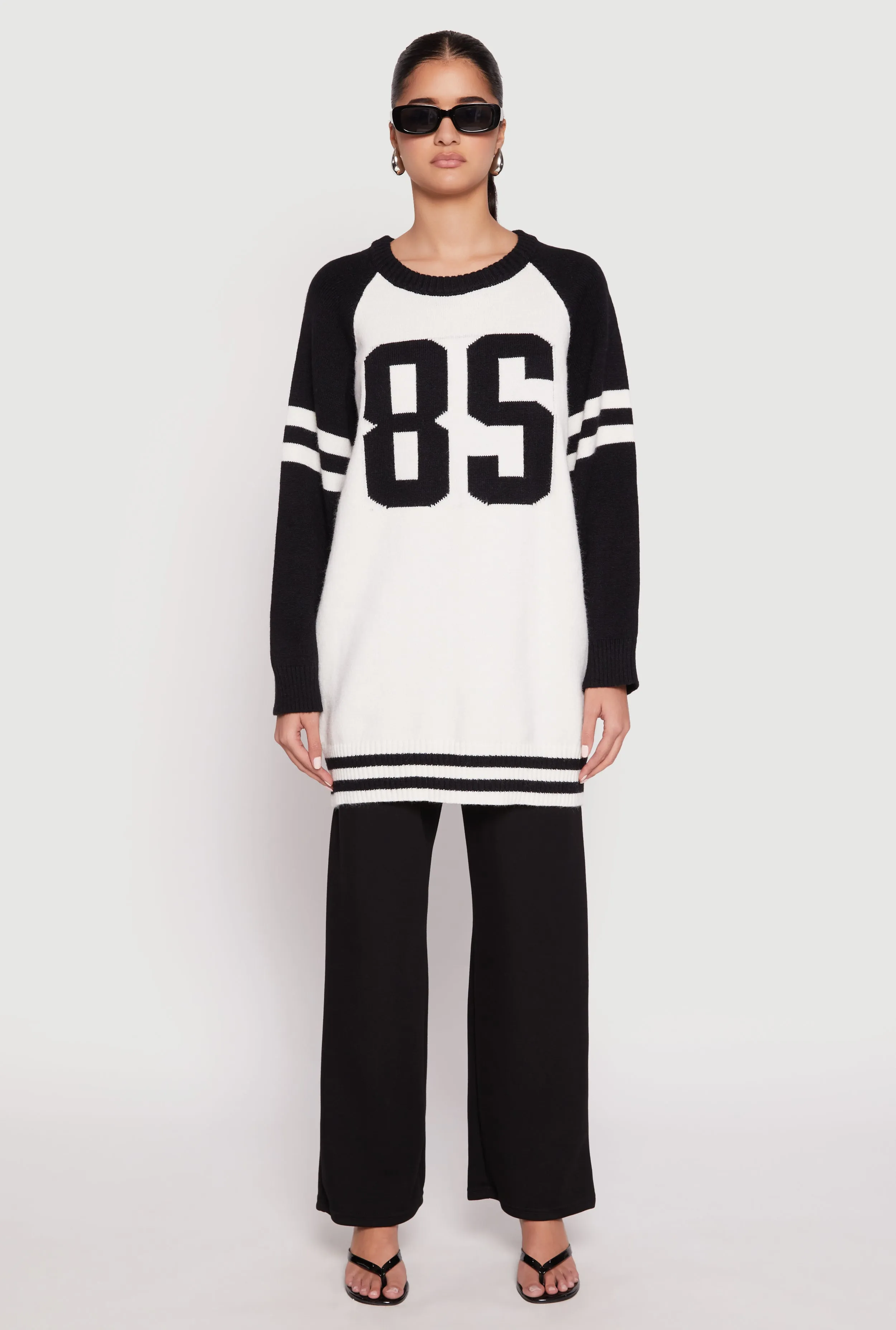 Daisy 85 Raglan Sleeve Tunic Sweater sold by Rainbow