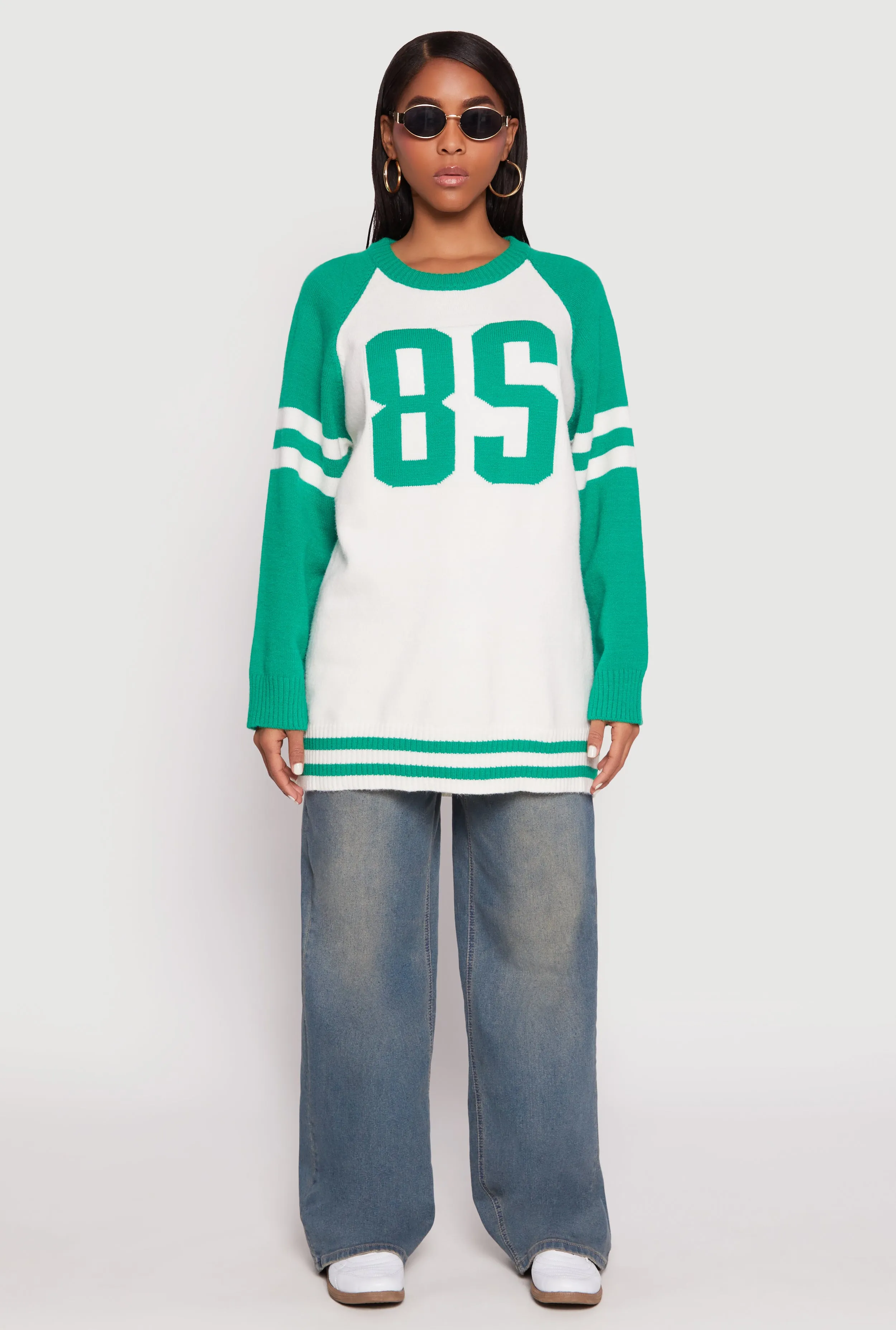 Daisy 85 Raglan Sleeve Tunic Sweater sold by Rainbow product image thumbnail 2