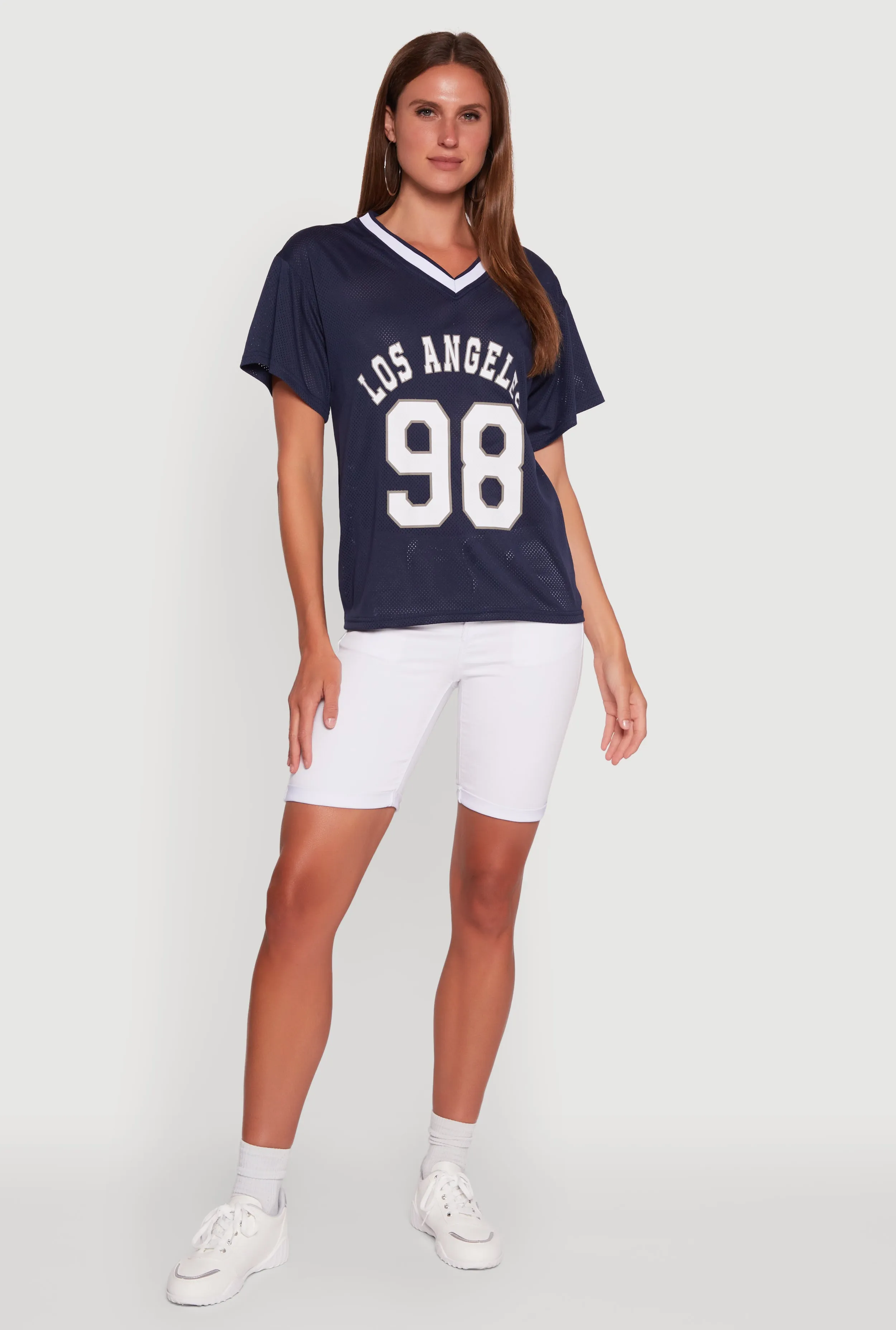 Iris Los Angeles 98 Graphic V-Neck Jersey sold by Rainbow product image thumbnail 2
