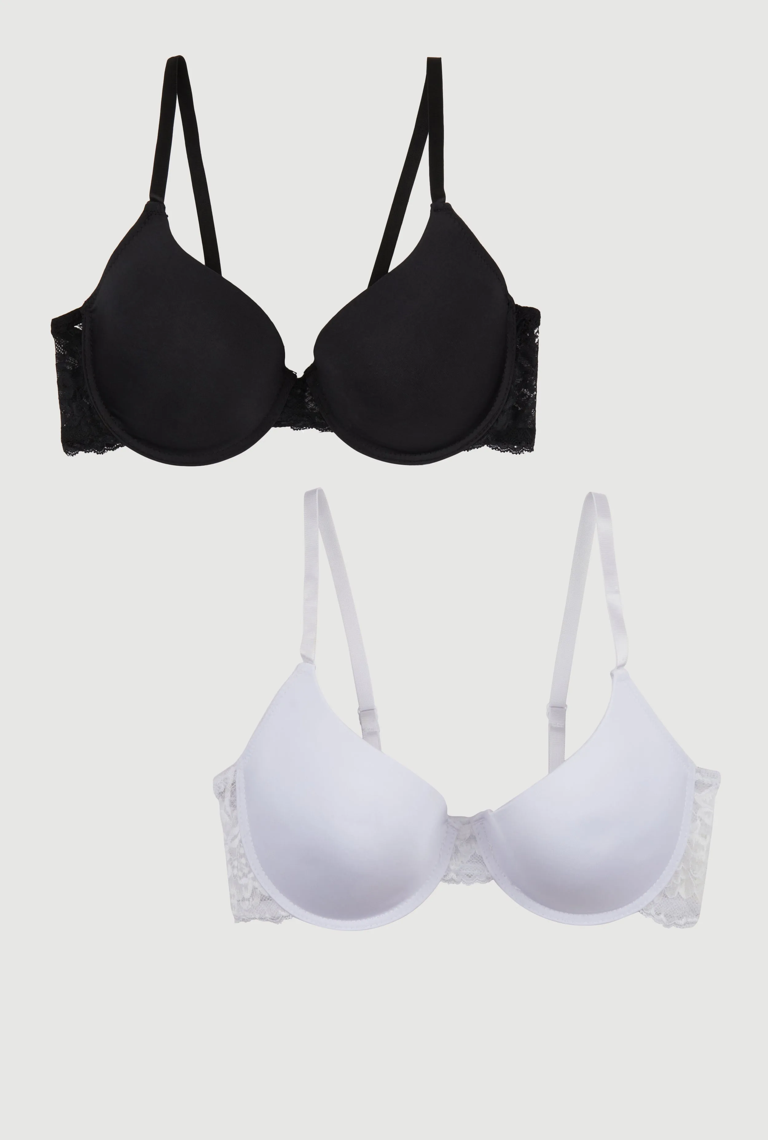 Lace Detail Plunge Bras 2 Pack sold by Rainbow product image thumbnail 2