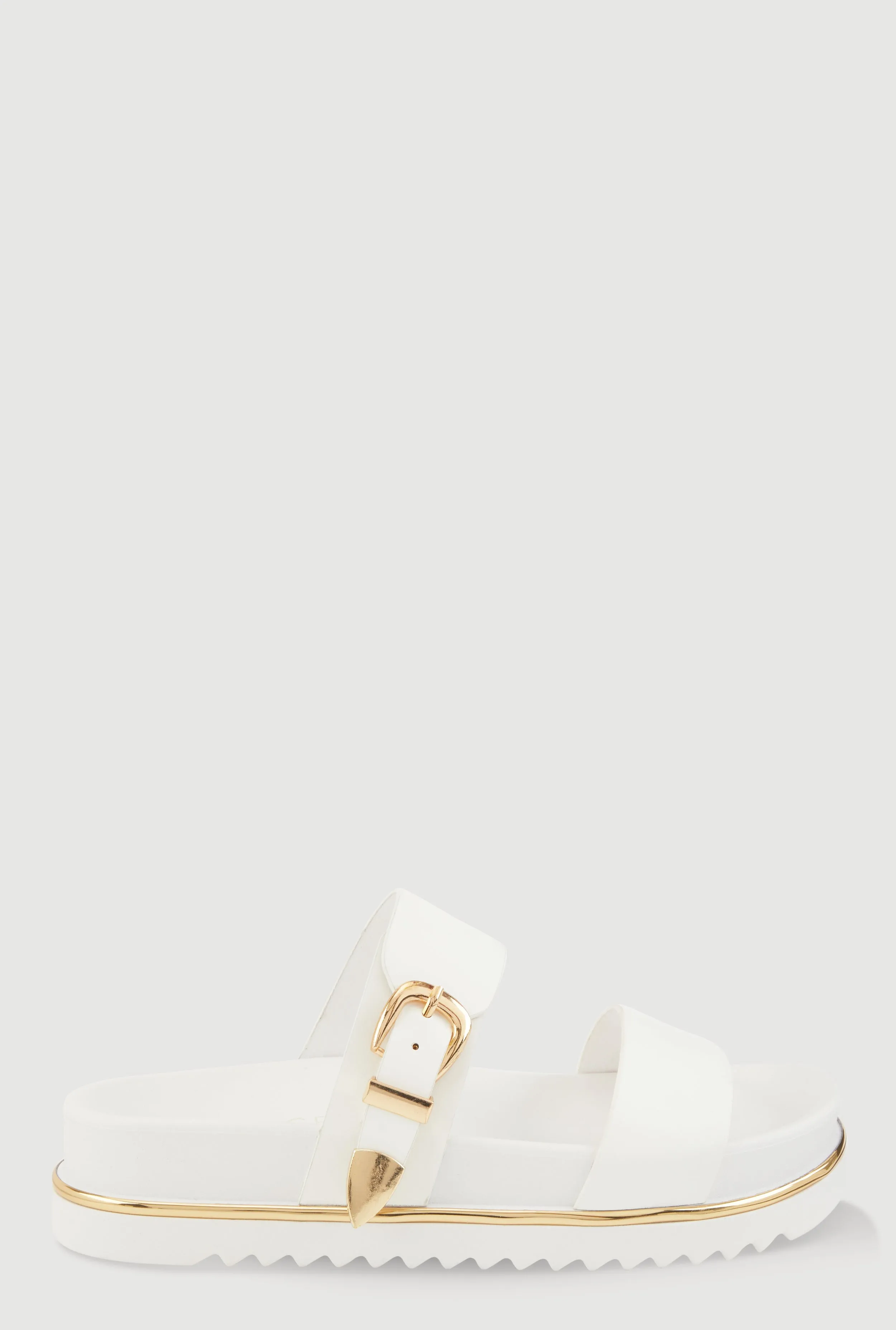 Low Platform Buckle Slide Sandals sold by Rainbow product image thumbnail 2