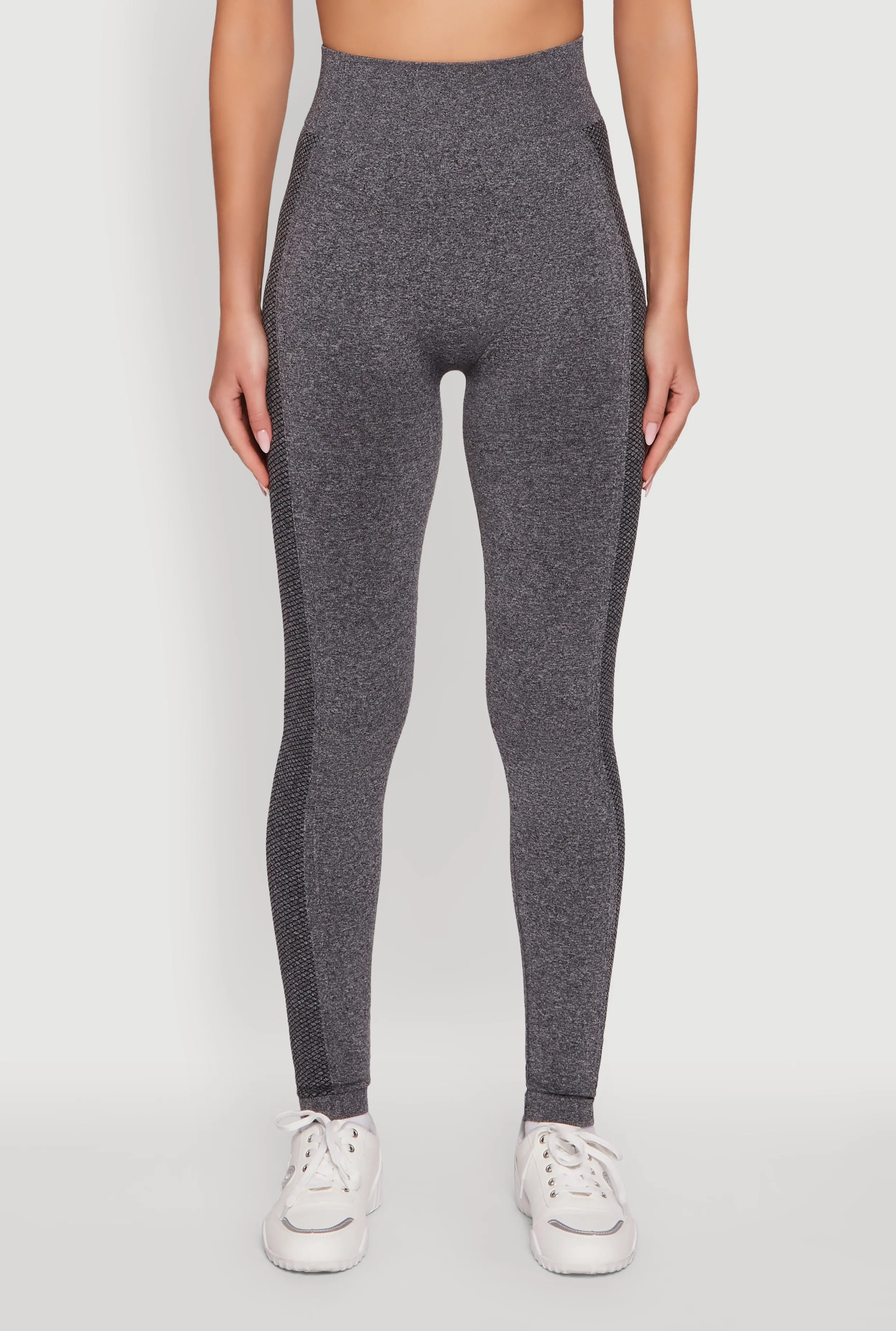 High Waisted Marled Seamless Leggings sold by Rainbow product image thumbnail 3