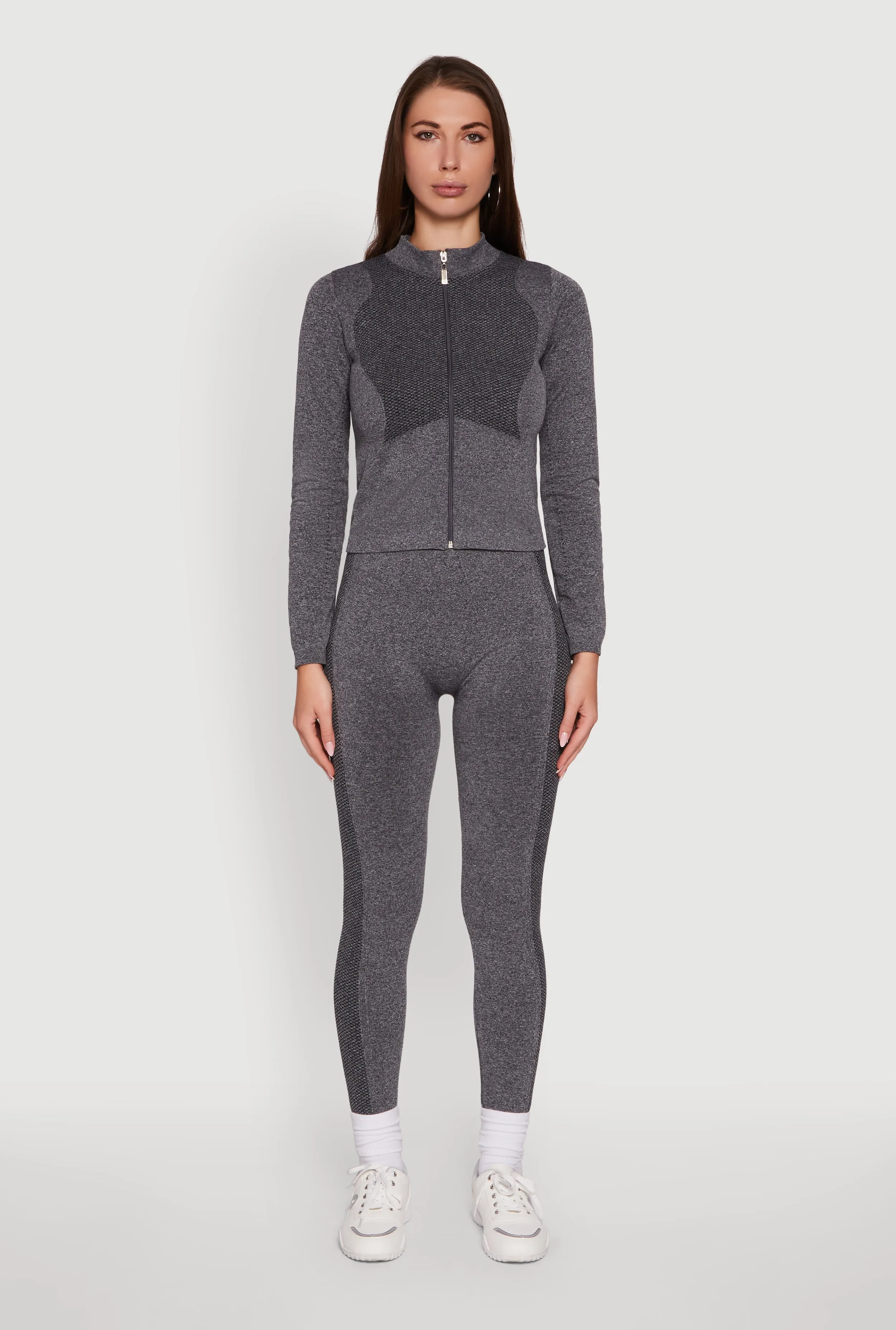 High Waisted Marled Seamless Leggings sold by Rainbow product image thumbnail 2