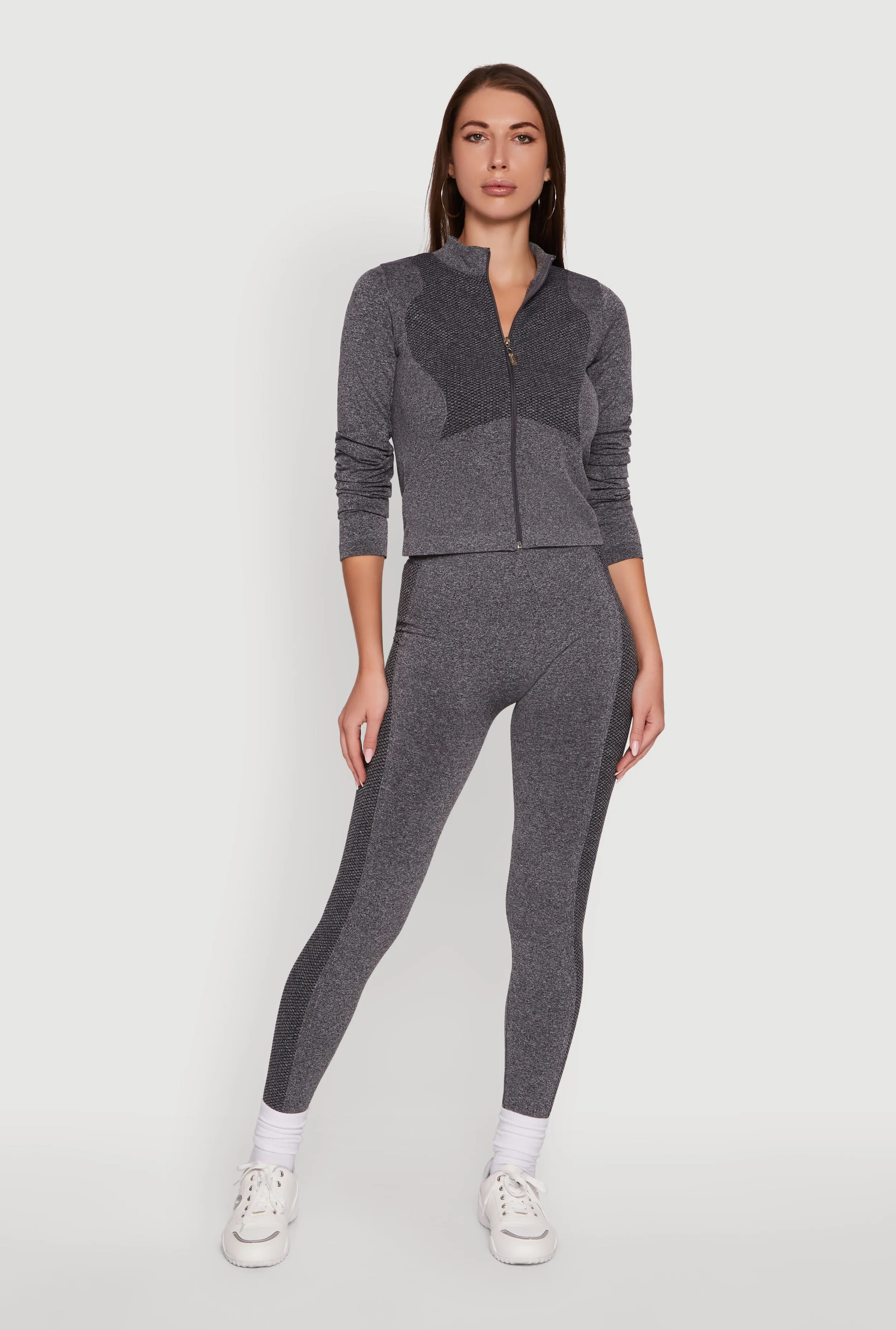 High Waisted Marled Seamless Leggings sold by Rainbow