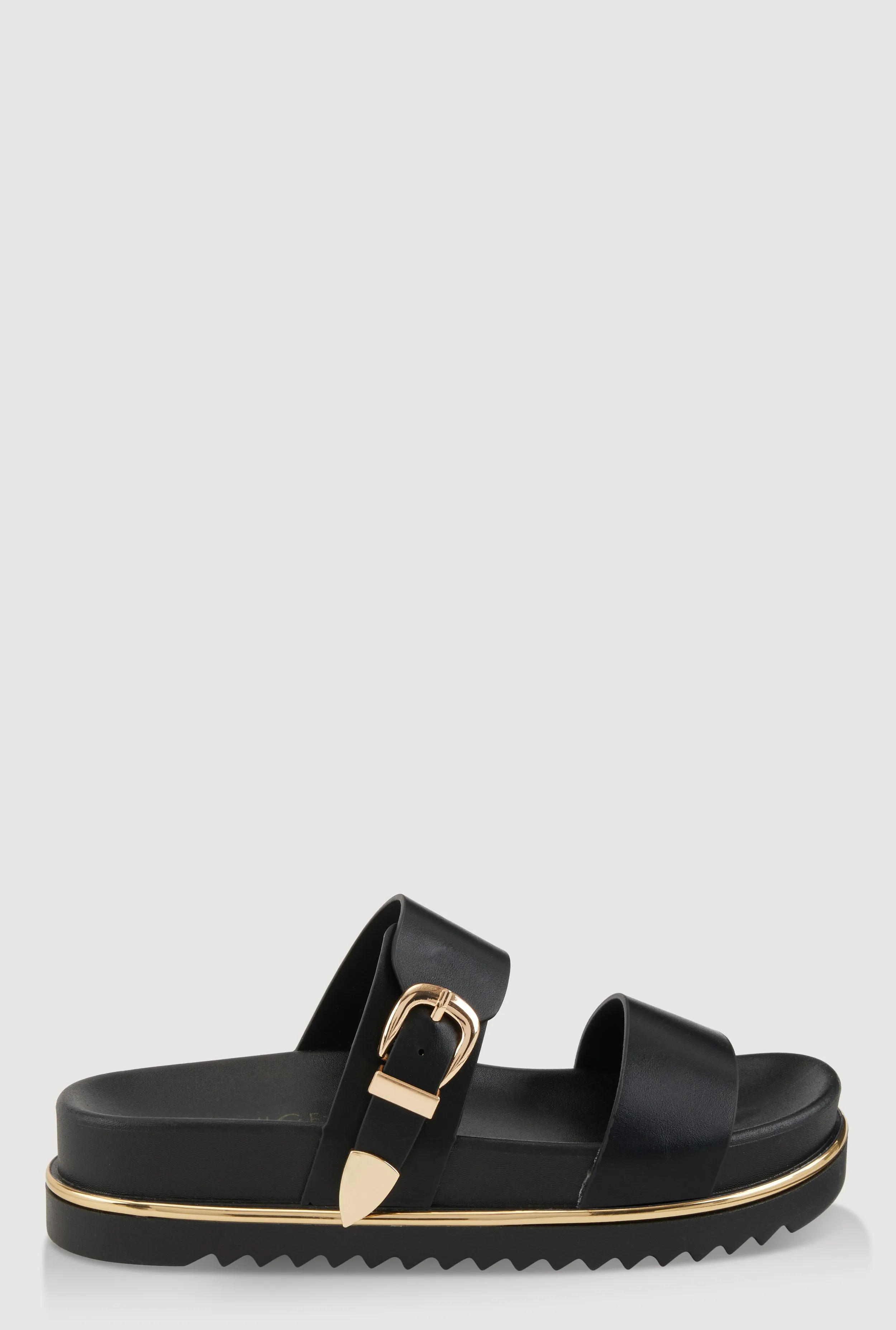 Low Platform Buckle Slide Sandals sold by Rainbow product image thumbnail 2