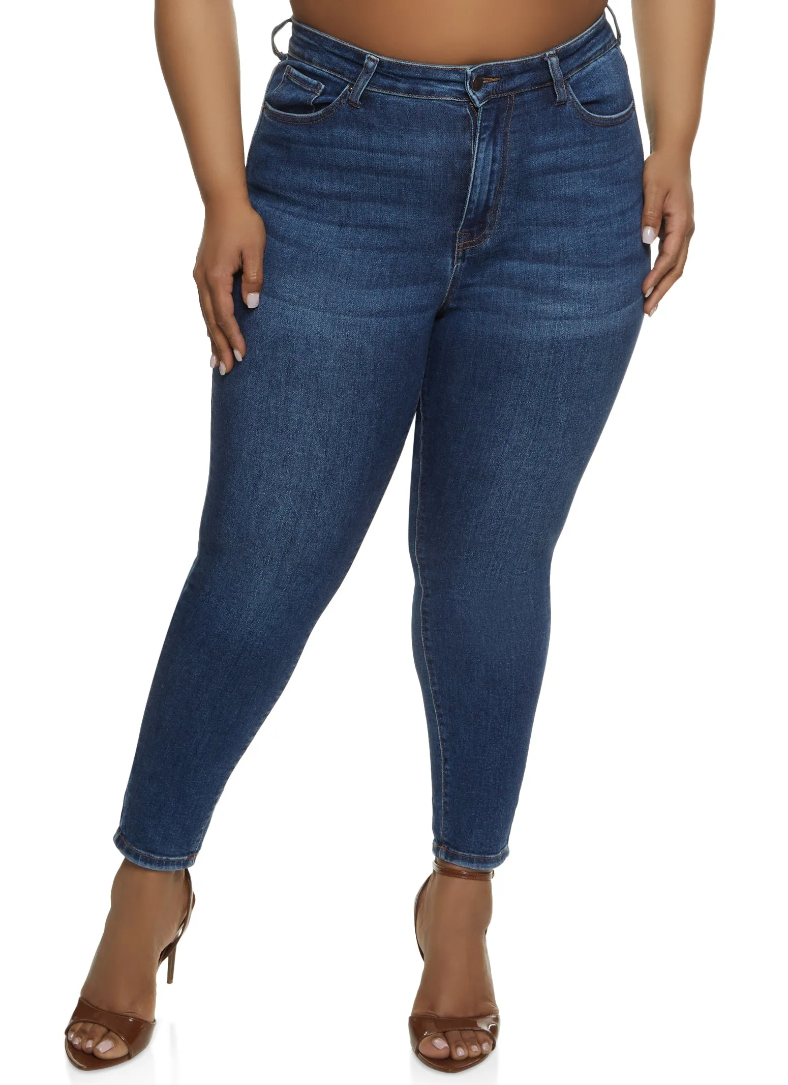Plus Size WAX Skinny Jeans sold by Rainbow product image thumbnail 4