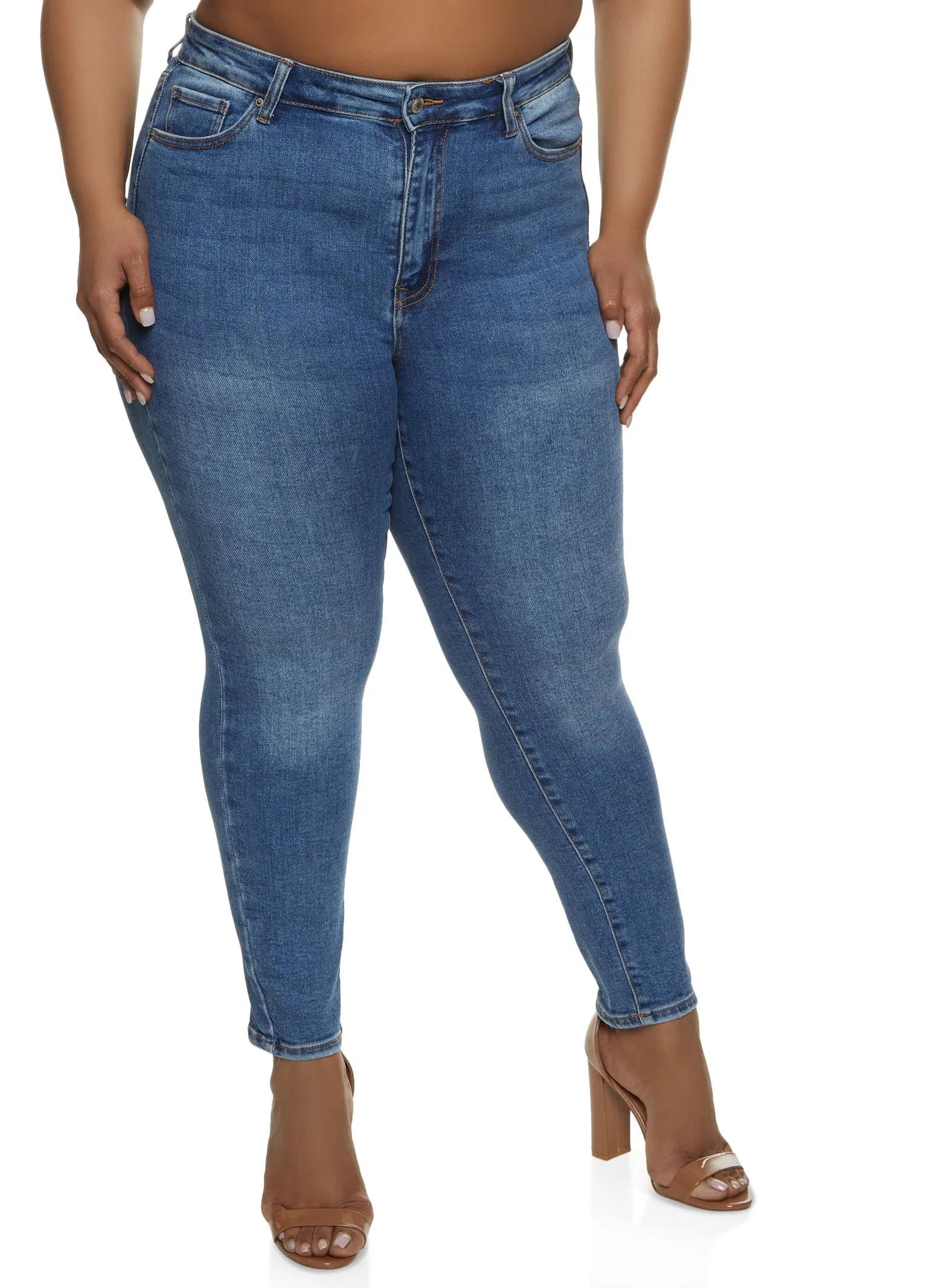Plus Size WAX Skinny Jeans sold by Rainbow product image thumbnail 3