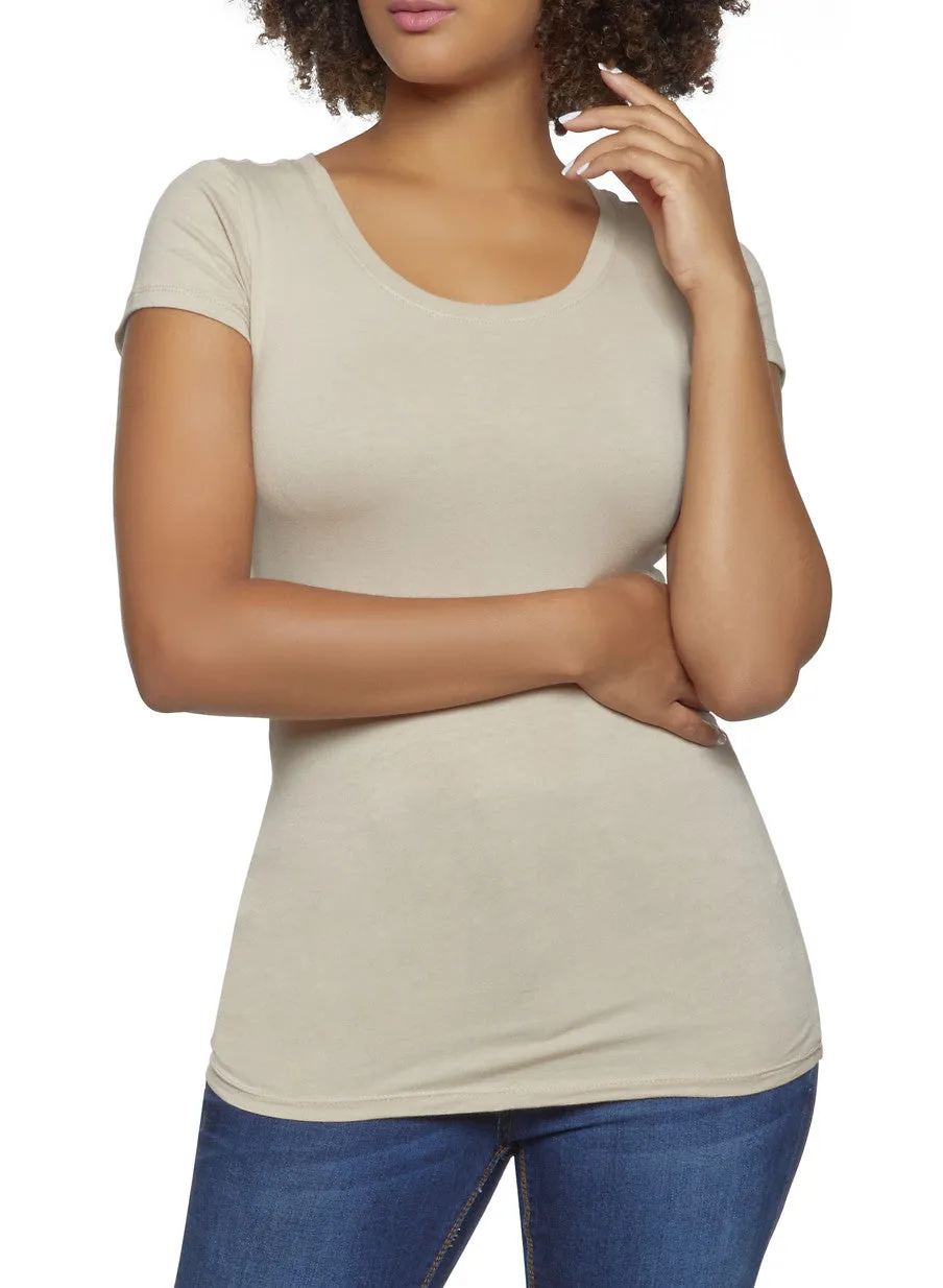 Basic Crew Neck Tee sold by Rainbow product image thumbnail 5