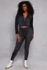 Seamless Laser Cut Detail Leggings sold by Rainbow