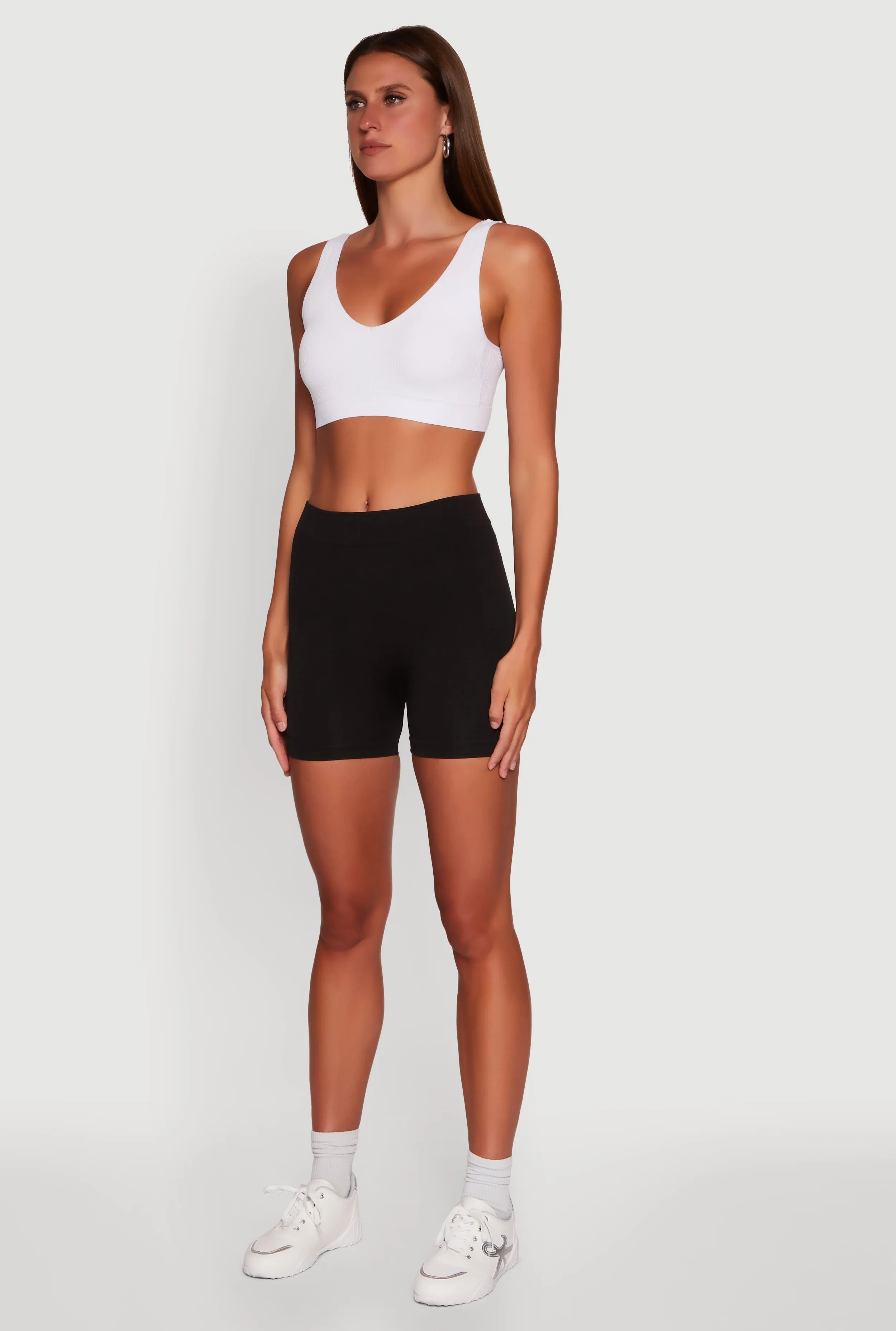 High Waisted Seamless Biker Shorts sold by Rainbow product image thumbnail 3