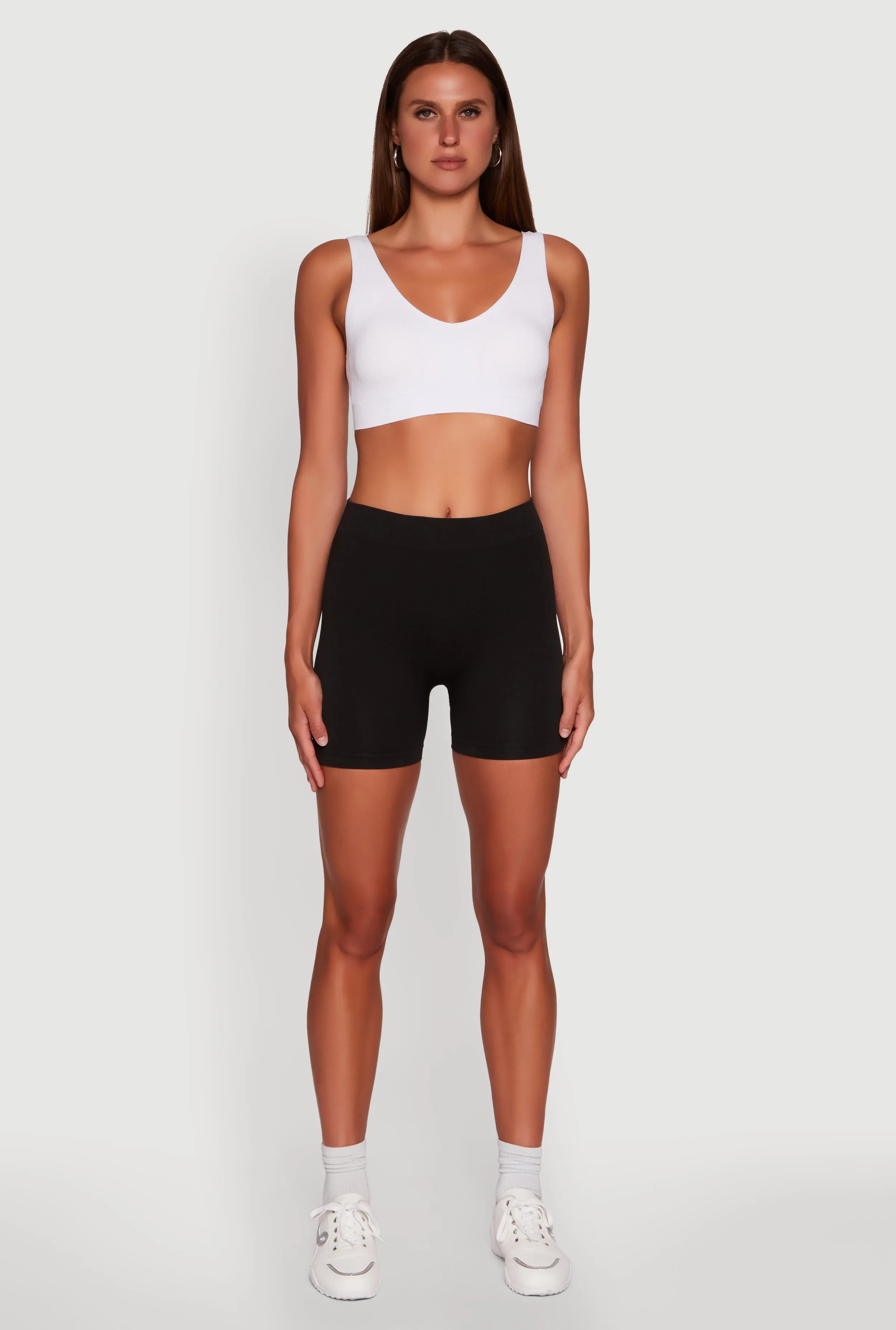 High Waisted Seamless Biker Shorts sold by Rainbow product image thumbnail 2