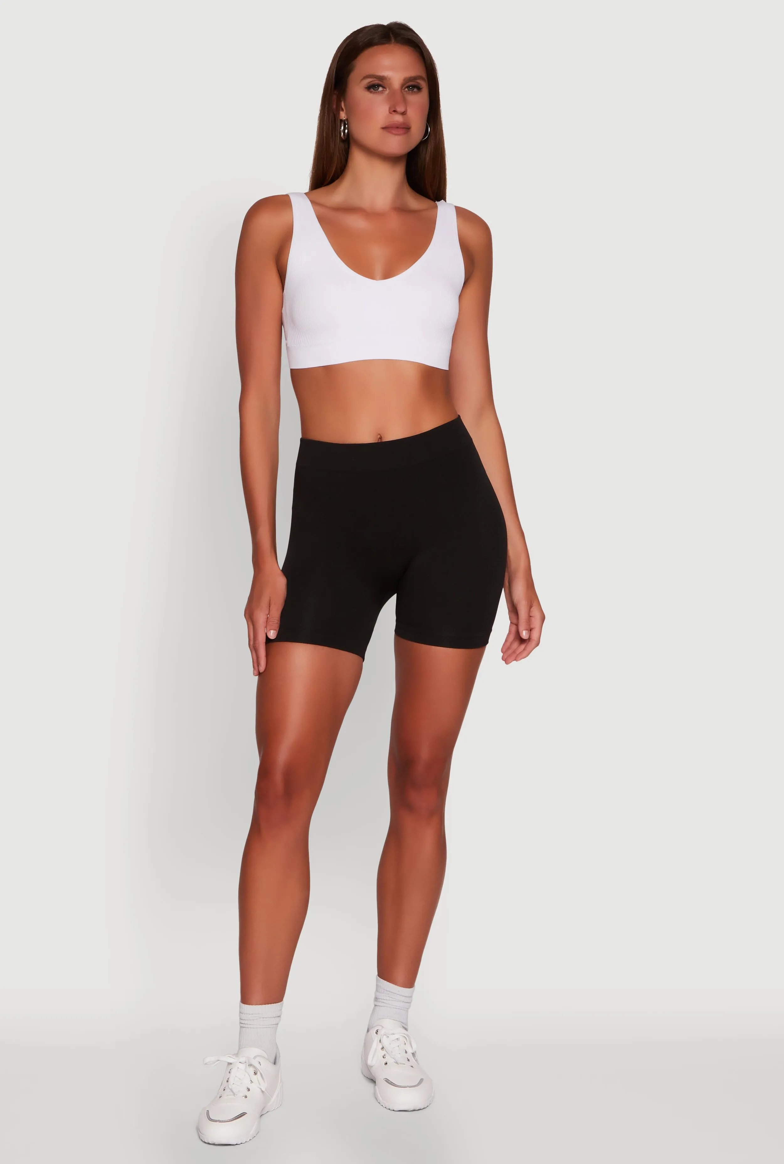 High Waisted Seamless Biker Shorts sold by Rainbow
