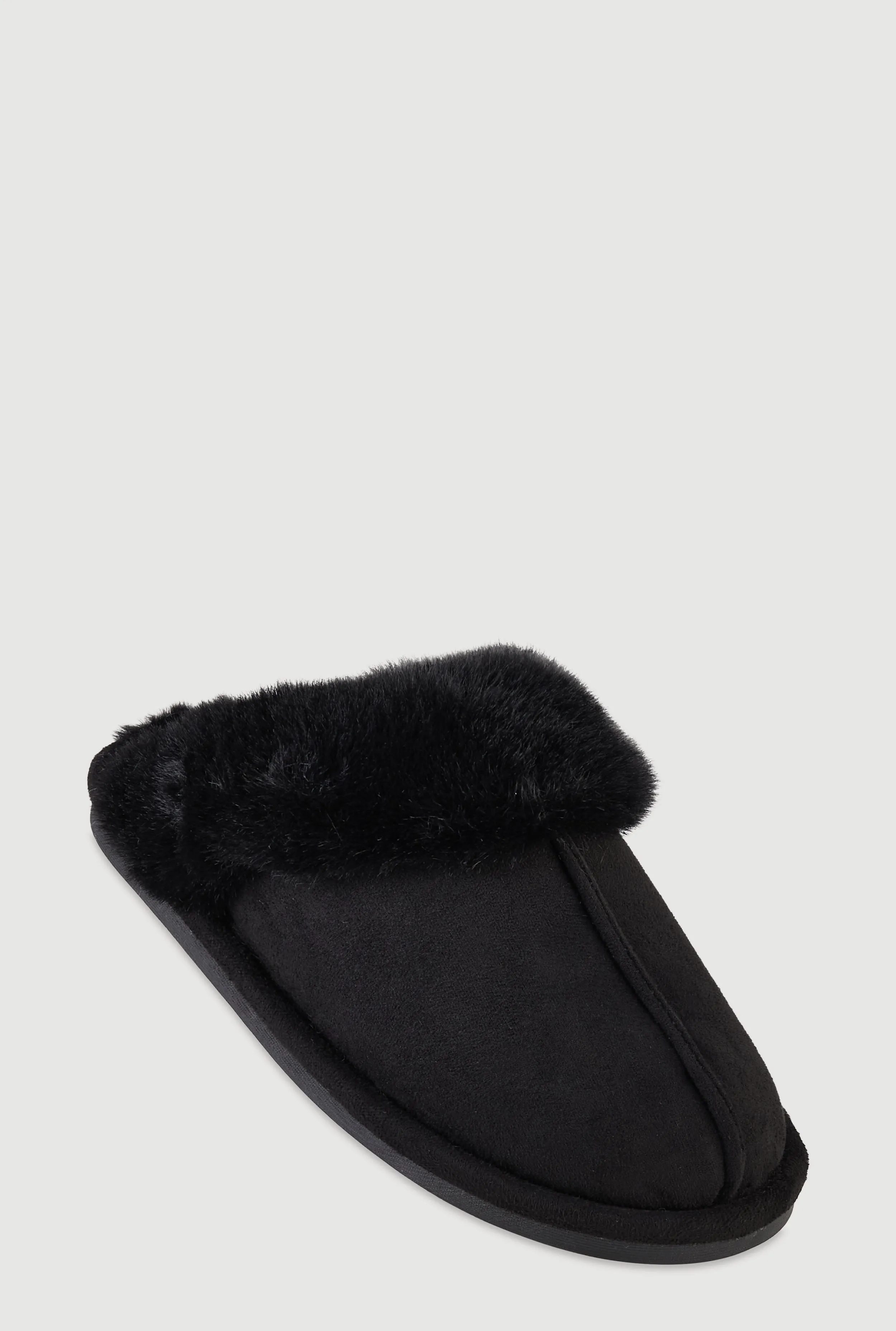 Faux Fur Lined Slippers sold by Rainbow