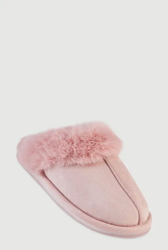 Faux Fur Lined Slippers sold by Rainbow