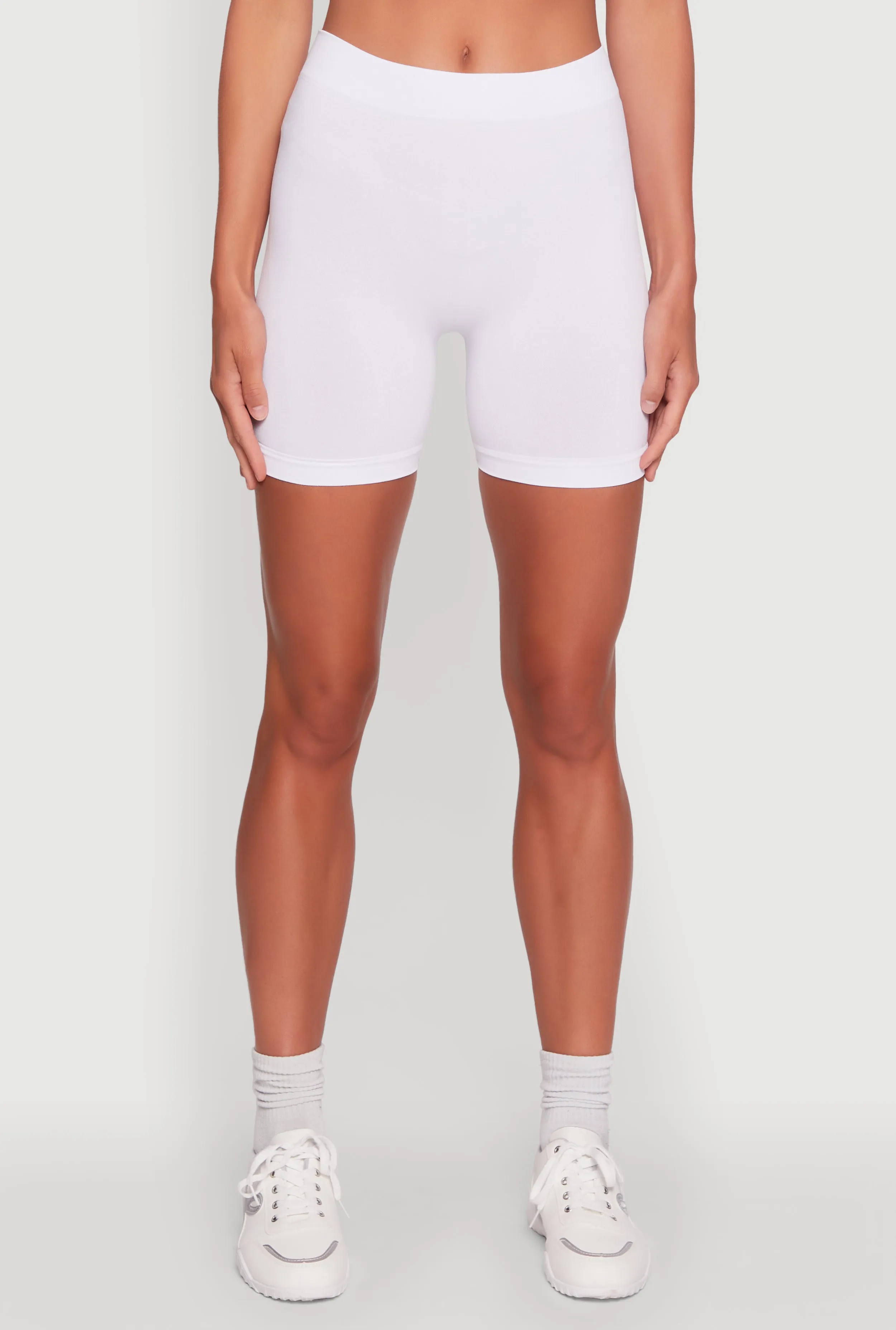 High Waisted Seamless Biker Shorts sold by Rainbow product image thumbnail 5