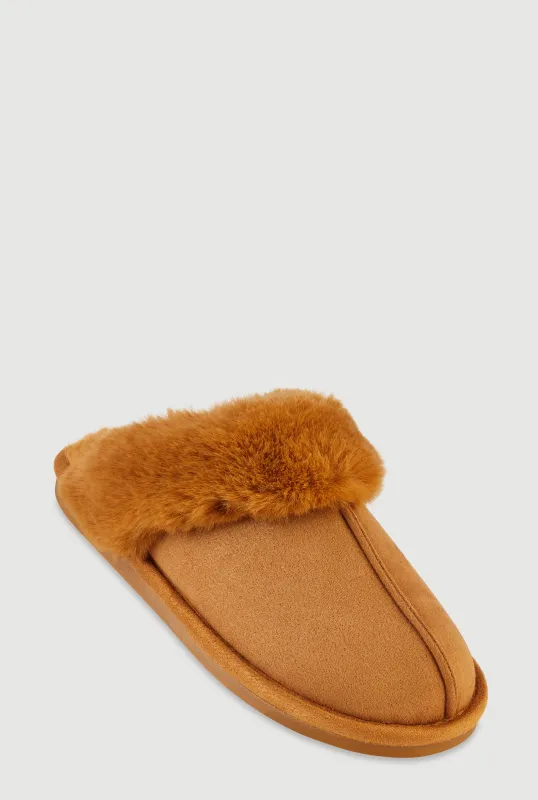 Faux Fur Lined Slippers sold by Rainbow
