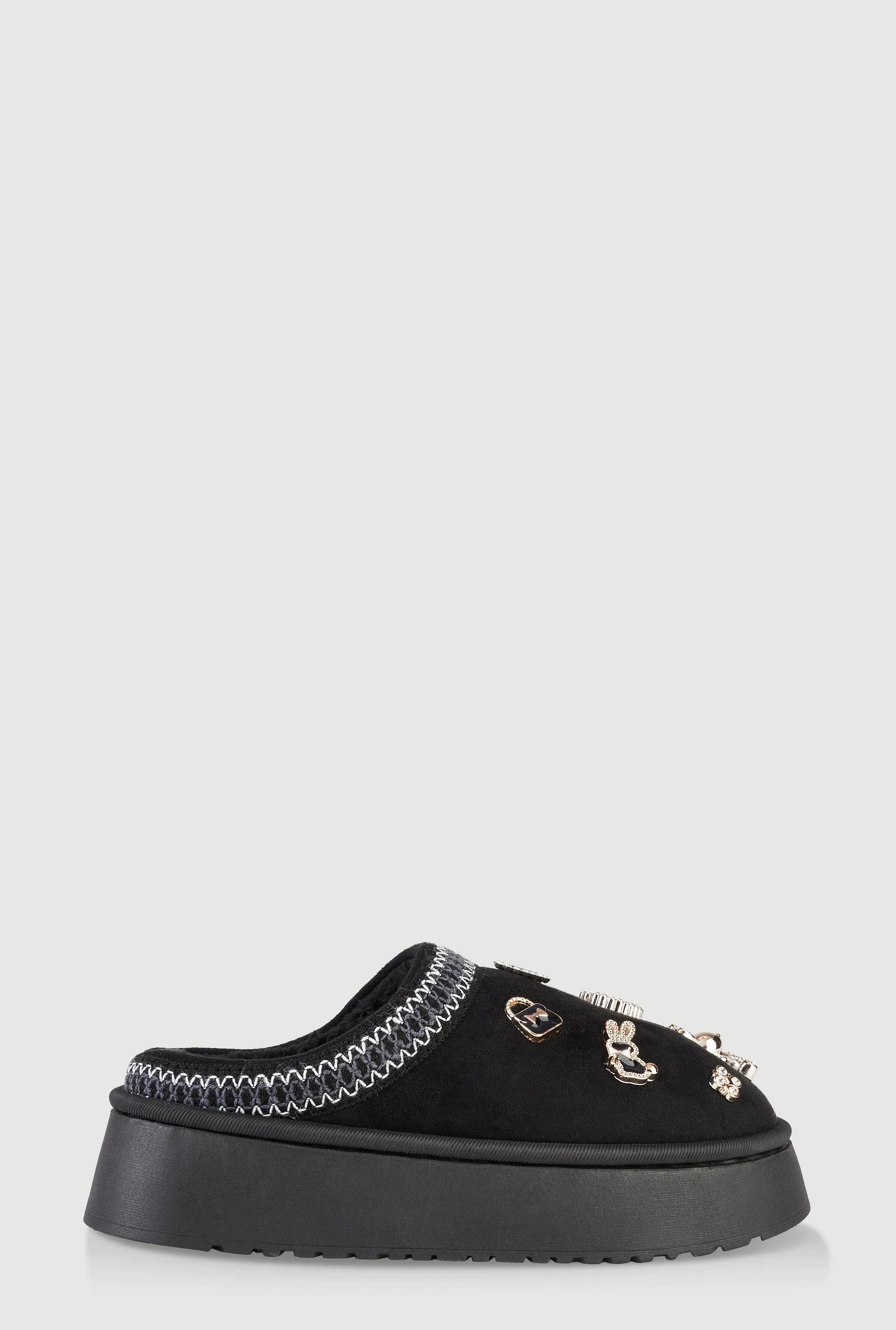 Studded Charm Low Platform Mule Slippers sold by Rainbow product image thumbnail 2