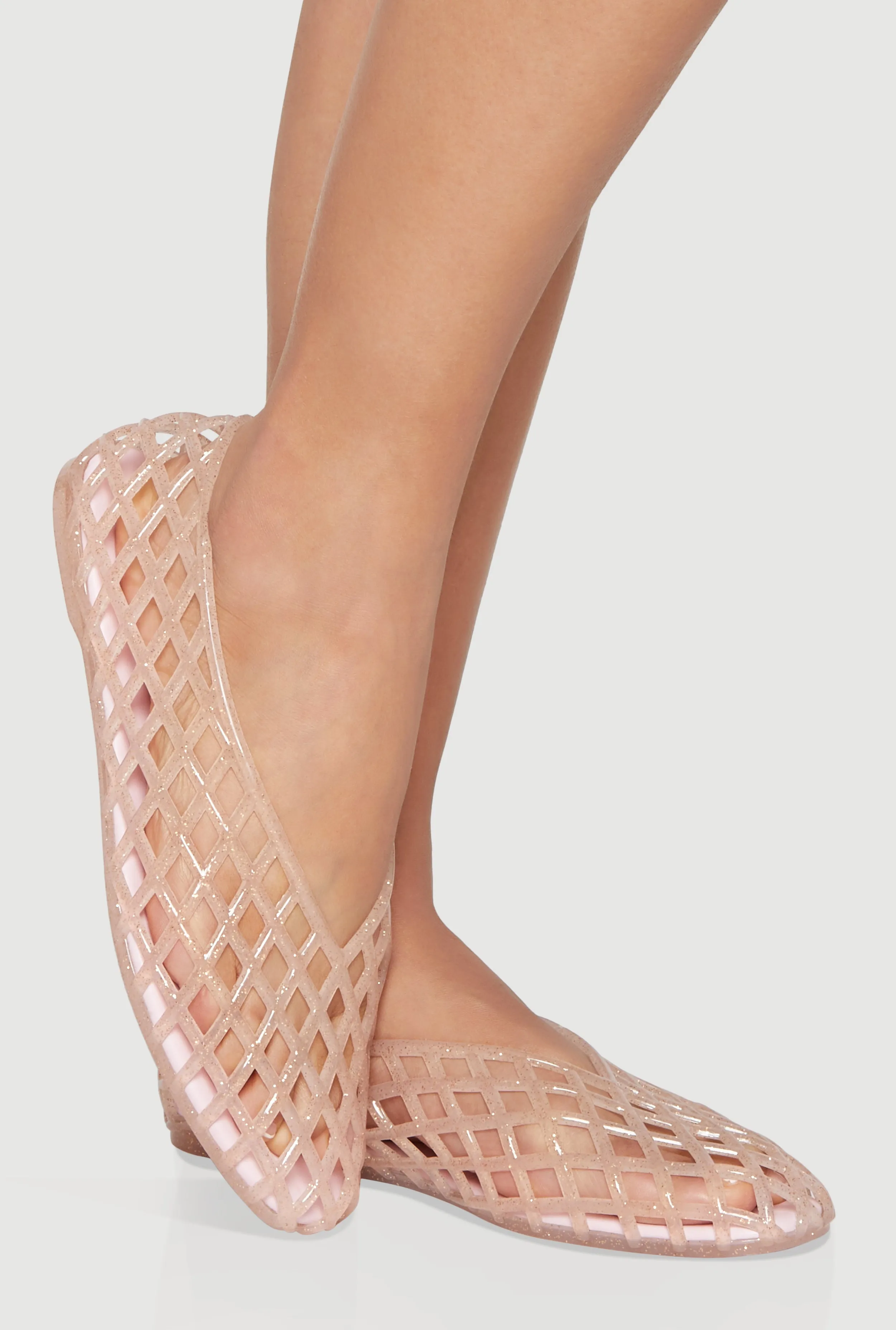 Glitter Jelly Cut Out Flats sold by Rainbow product image thumbnail 3