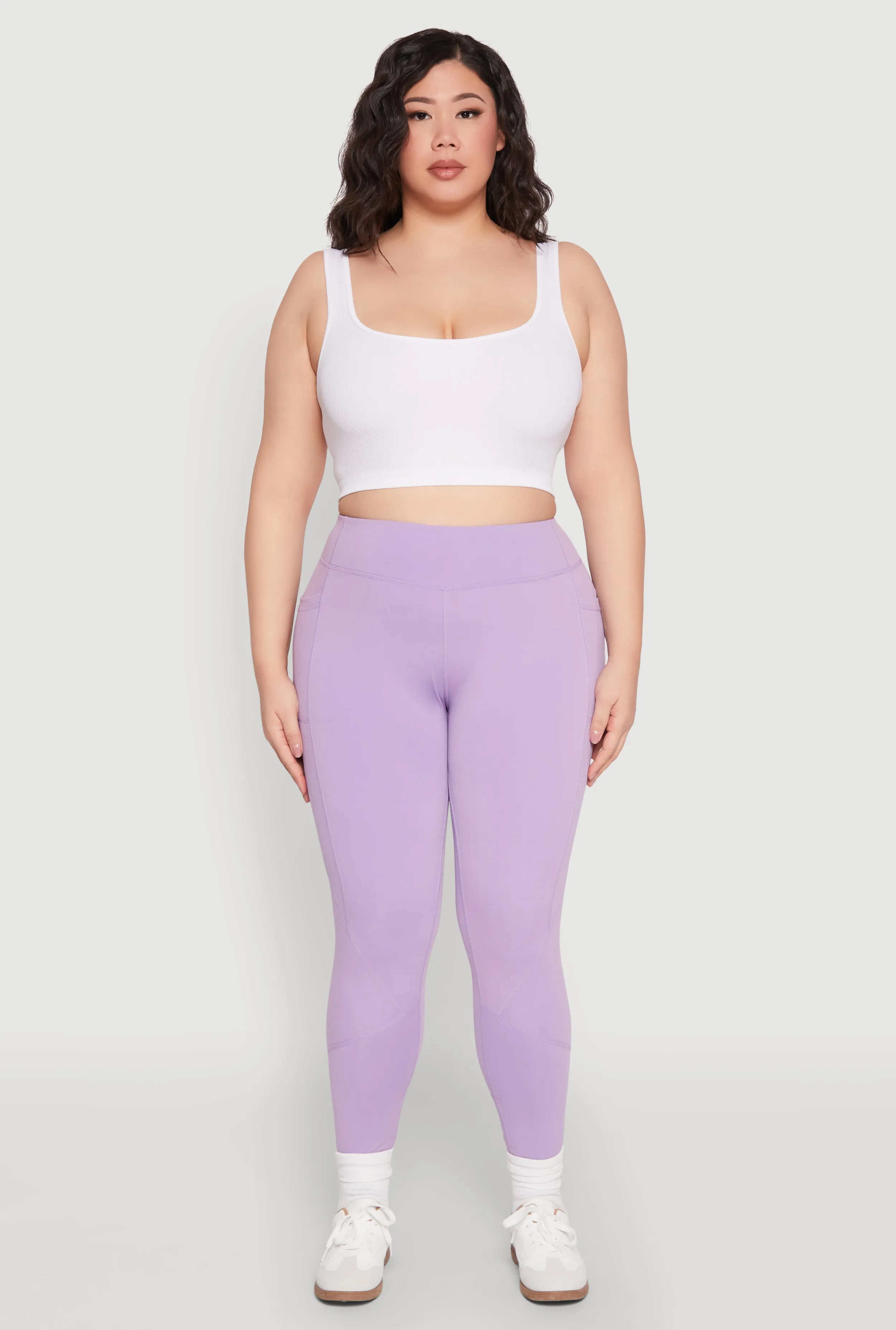 Plus Size Cell Phone Pocket Leggings sold by Rainbow product image thumbnail 4