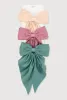 Bow Ribbon Hair Clips 3 Pack sold by Rainbow
