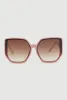 Cut Out Detail Ombre Sunglasses sold by Rainbow