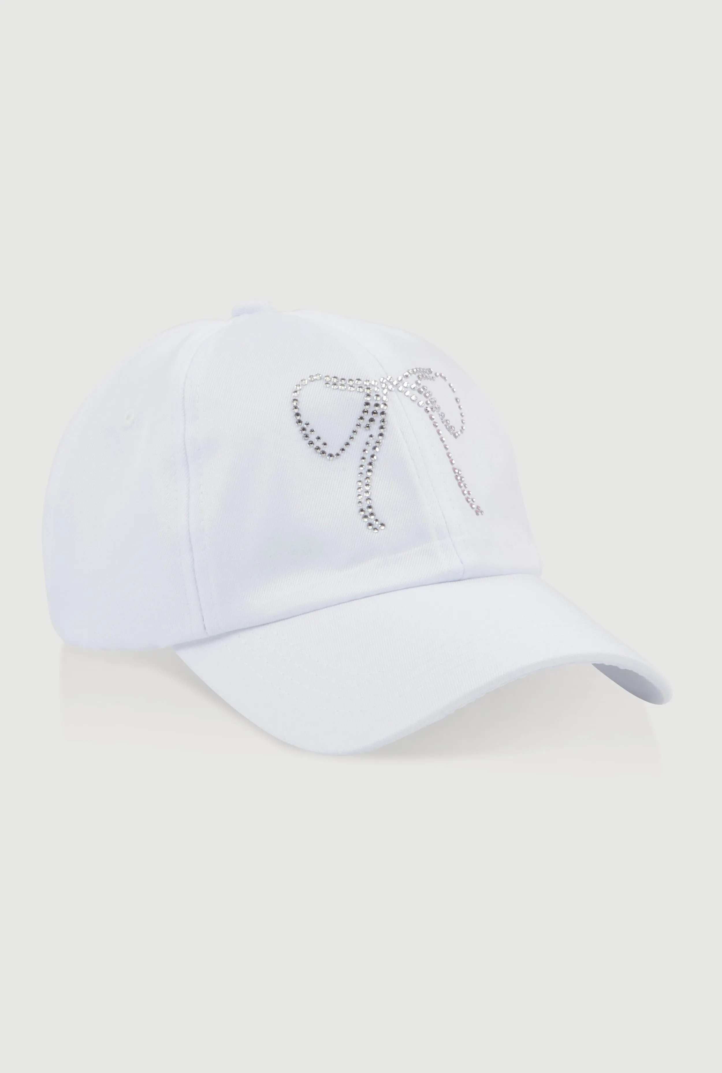 Rhinestone Bow Baseball Cap sold by Rainbow product image thumbnail 2
