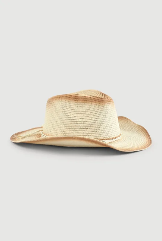 Contrast Trim Cowboy Hat sold by Rainbow