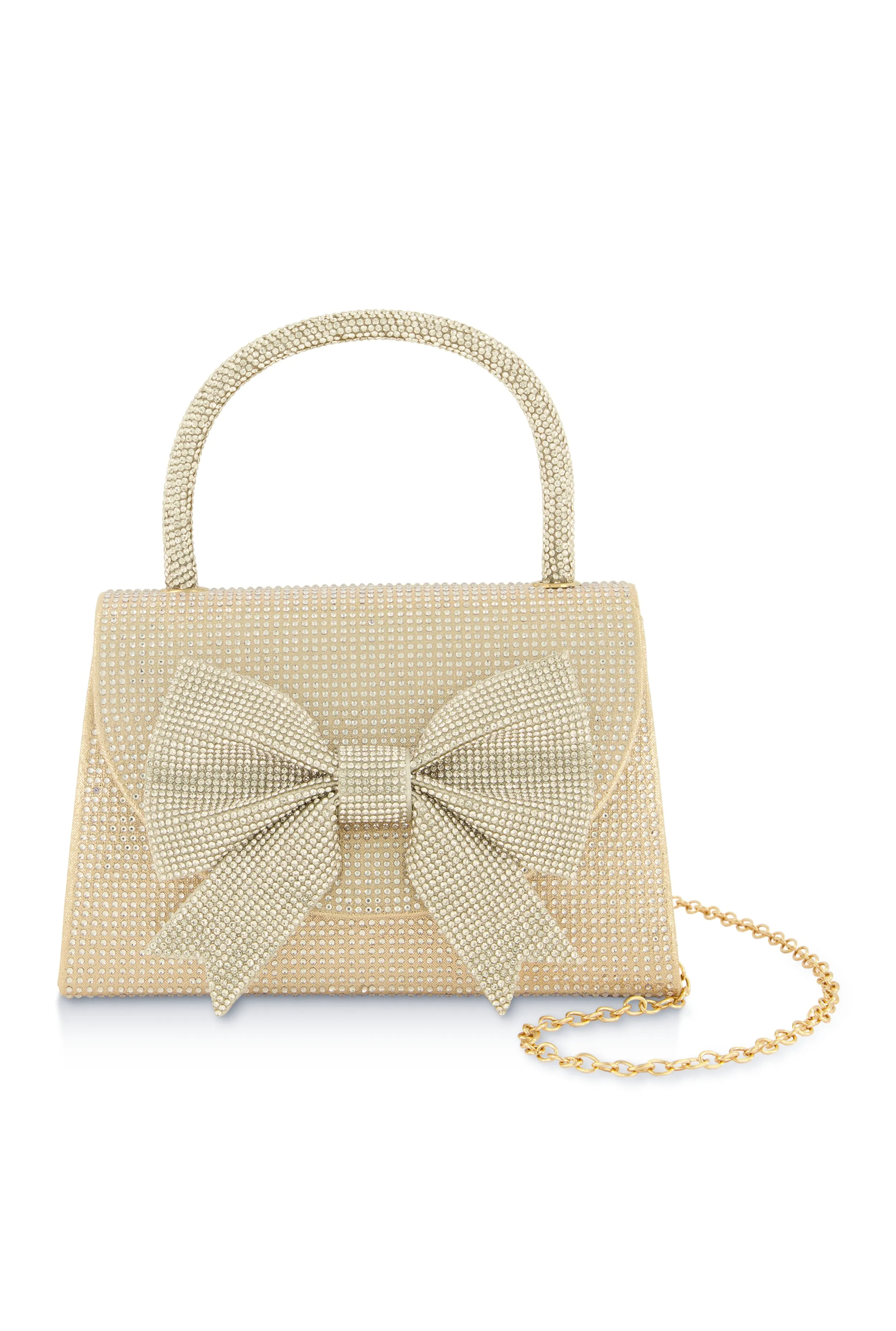 Rhinestone Bow Convertible Handbag sold by Rainbow