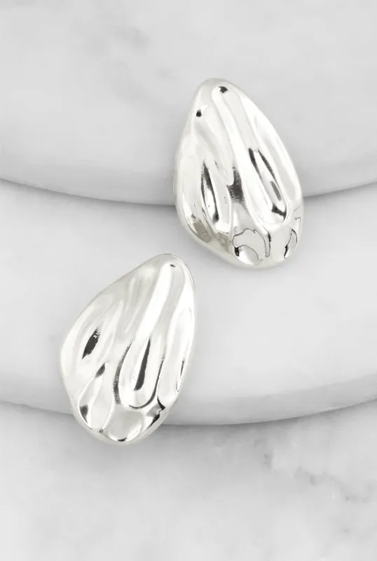 Abstract Teardrop Earrings sold by Rainbow