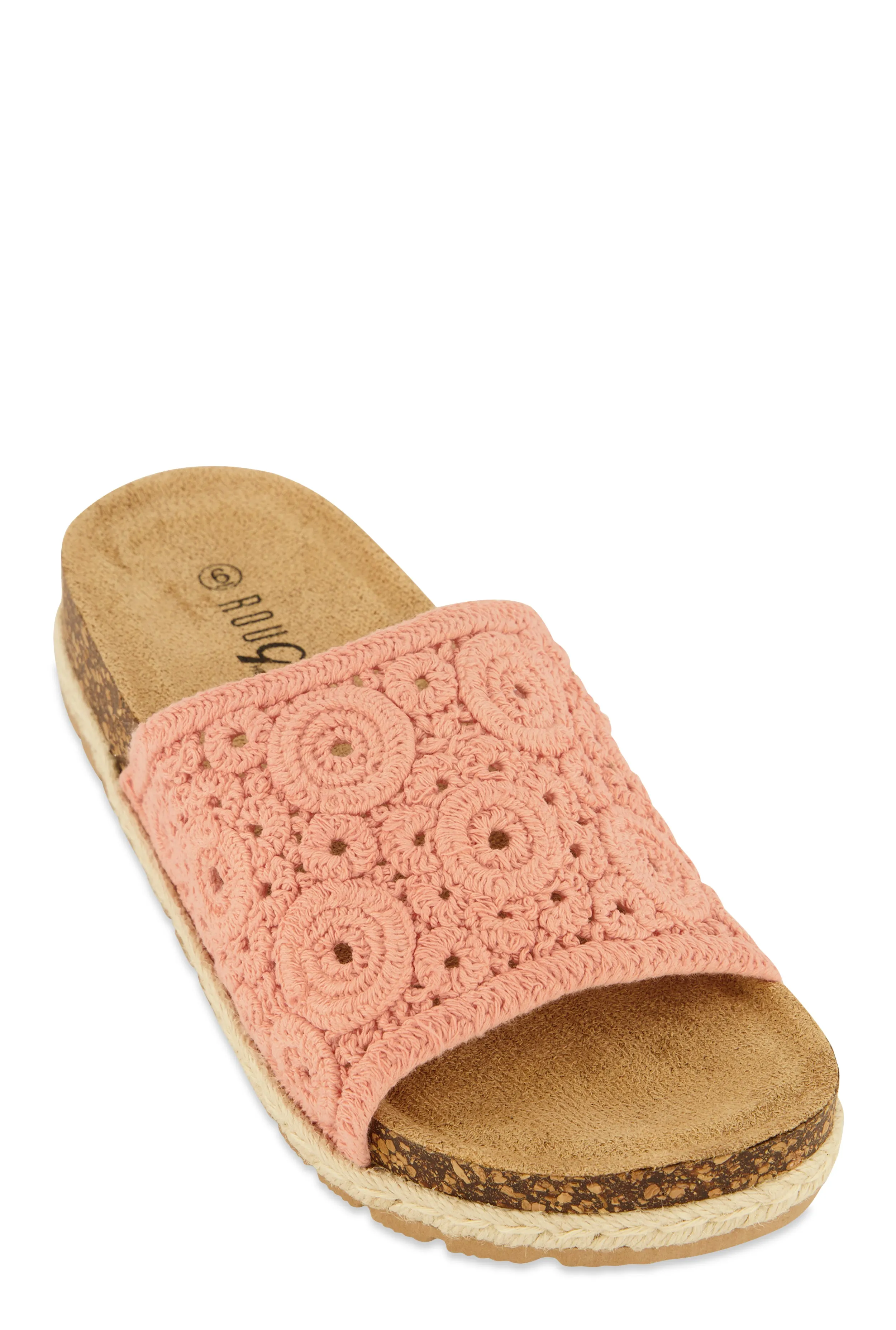 Crochet Band Low Platform Slide Sandals sold by Rainbow product image thumbnail 4