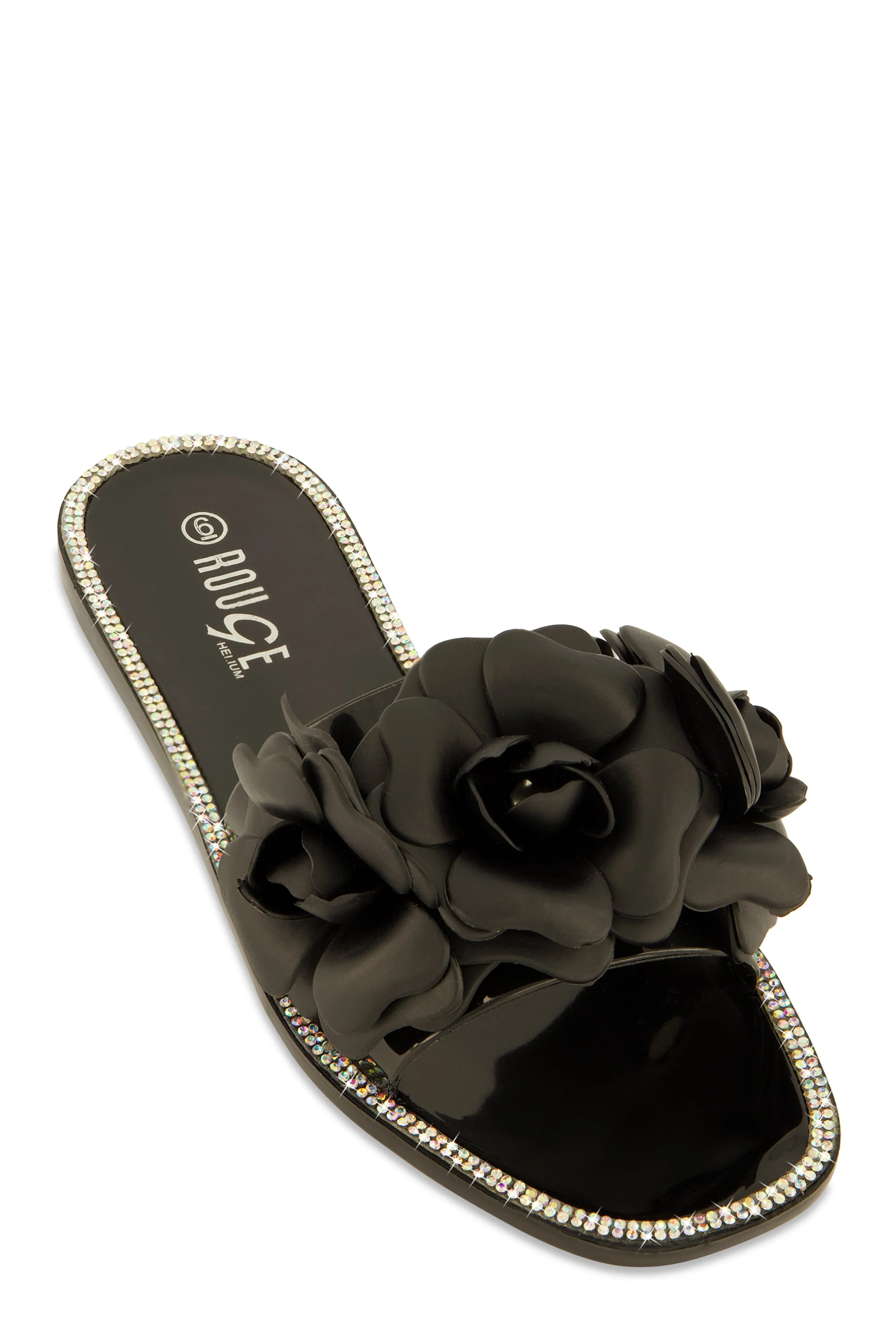 Flower Band Jelly Slide Sandals sold by Rainbow