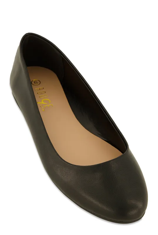Round Toe Ballet Flats sold by Rainbow
