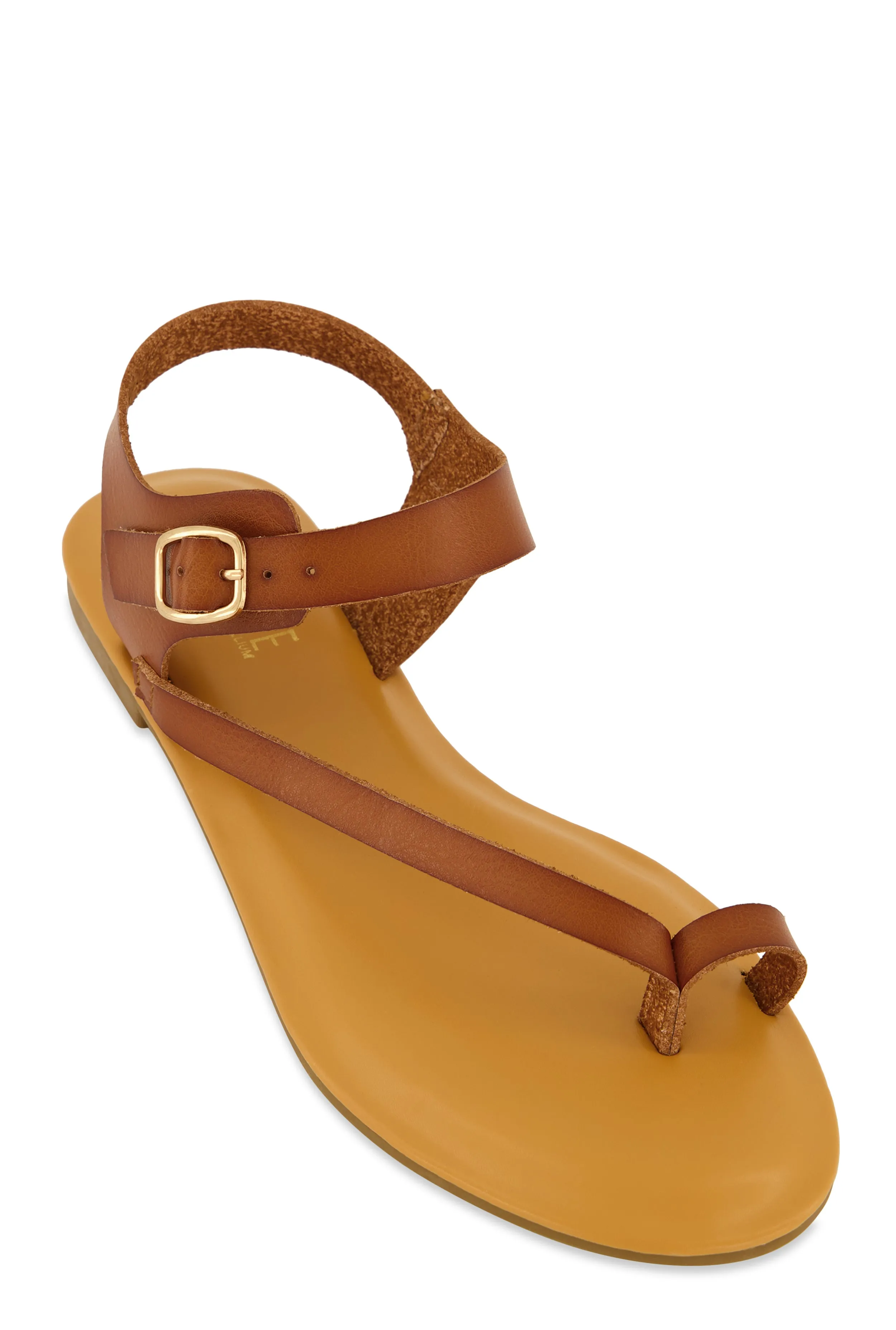 Toe Loop Asymmetrical Ankle Strap Sandals sold by Rainbow product image thumbnail 2