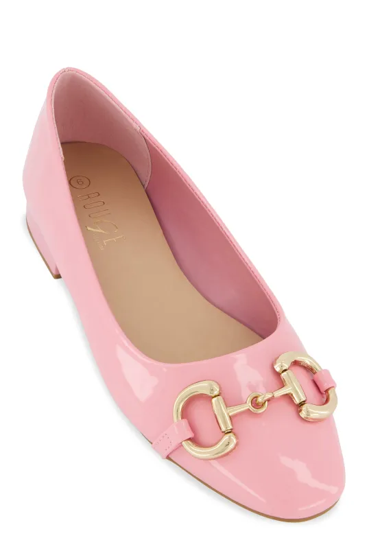 Horsebit Buckle Ballet Flats sold by Rainbow