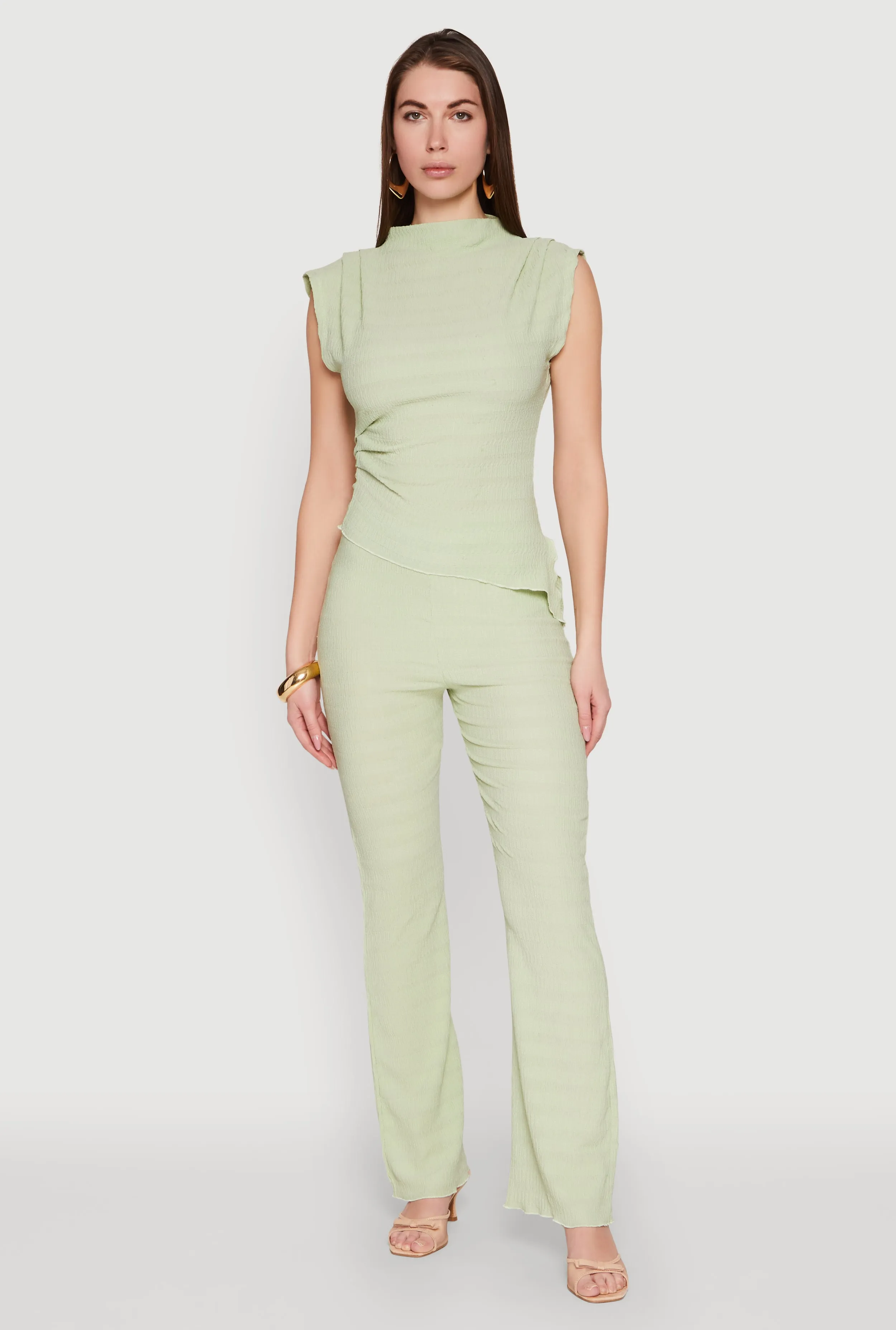 Shadow Stripe Textured Knit Pants sold by Rainbow product image thumbnail 2