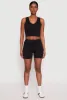 Seamless V Neck Crop Top and Biker Shorts sold by Rainbow