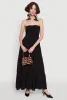 Elegant Strapless Smocked Tiered Dress sold by Rainbow
