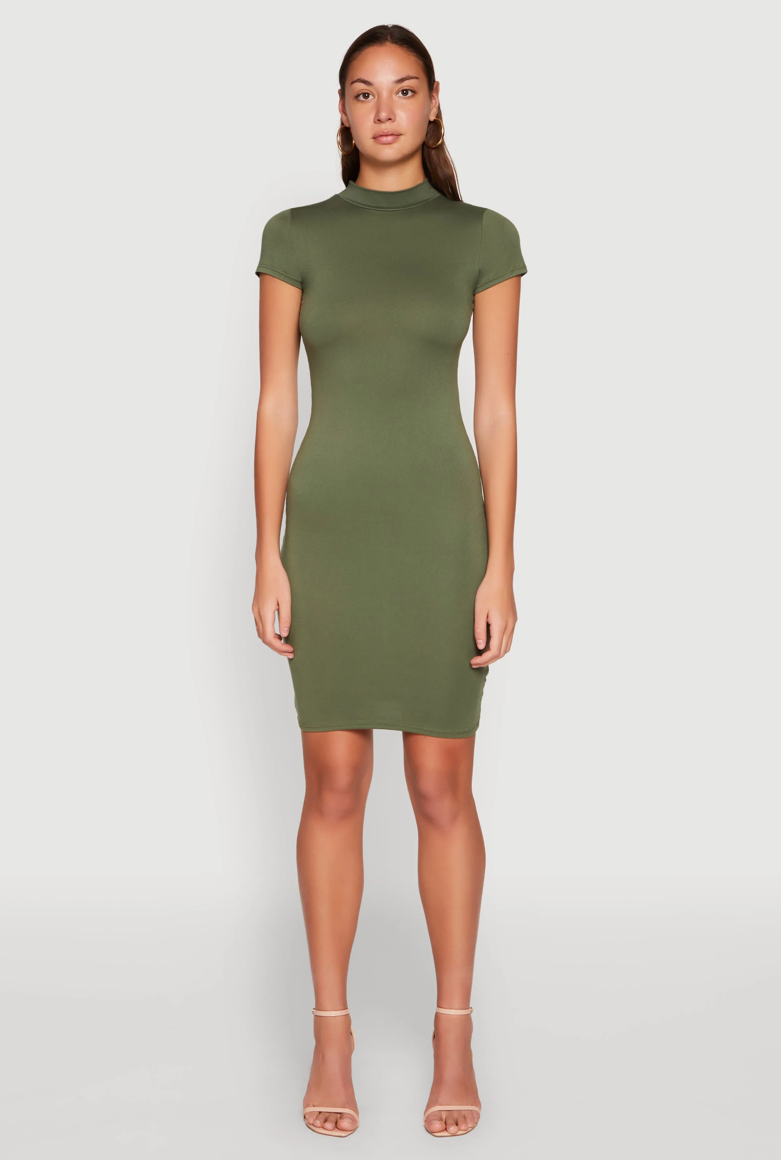 Soft Knit Mock Neck Dress sold by Rainbow product image thumbnail 3