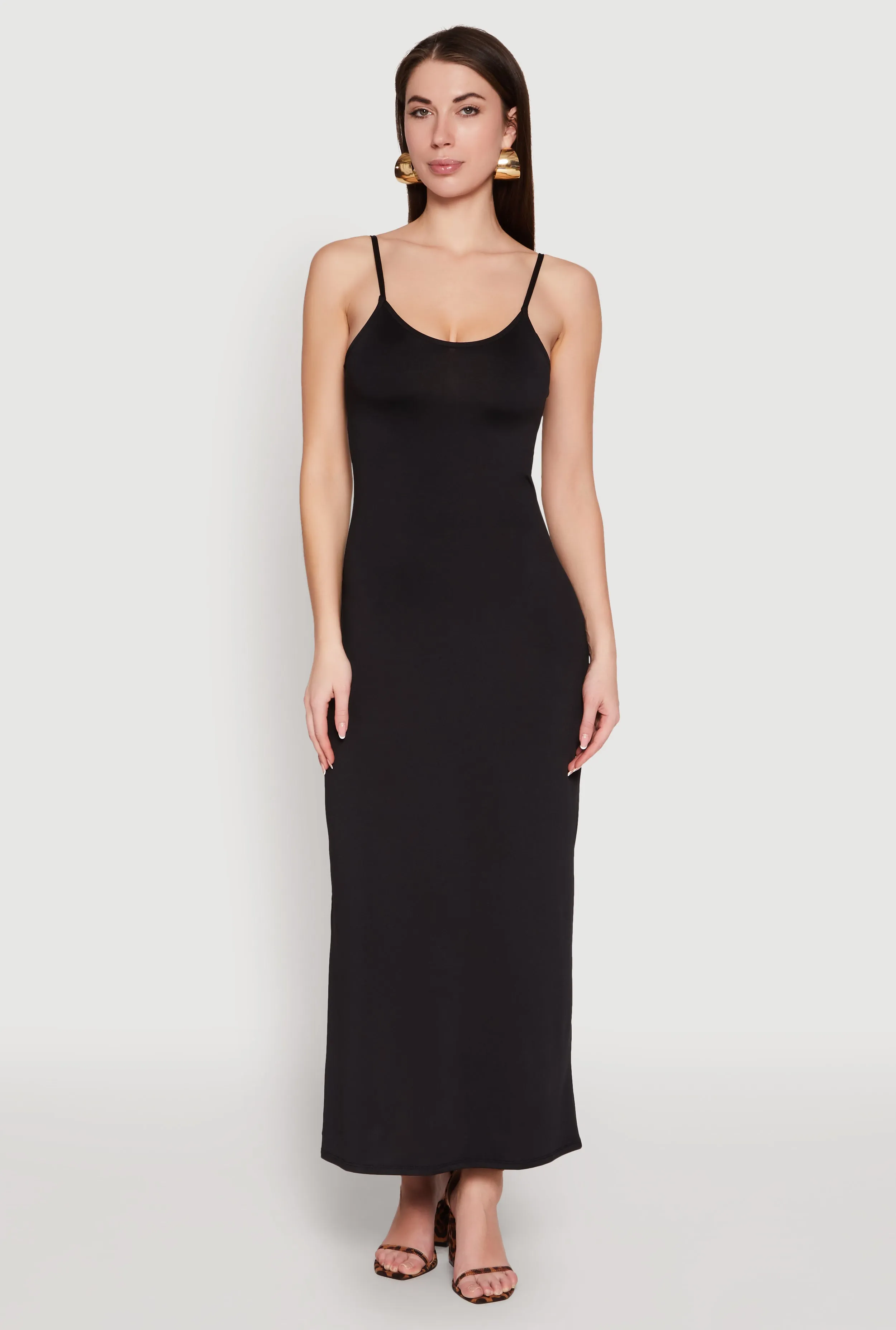 Scoop Neck Cami Maxi Dress sold by Rainbow