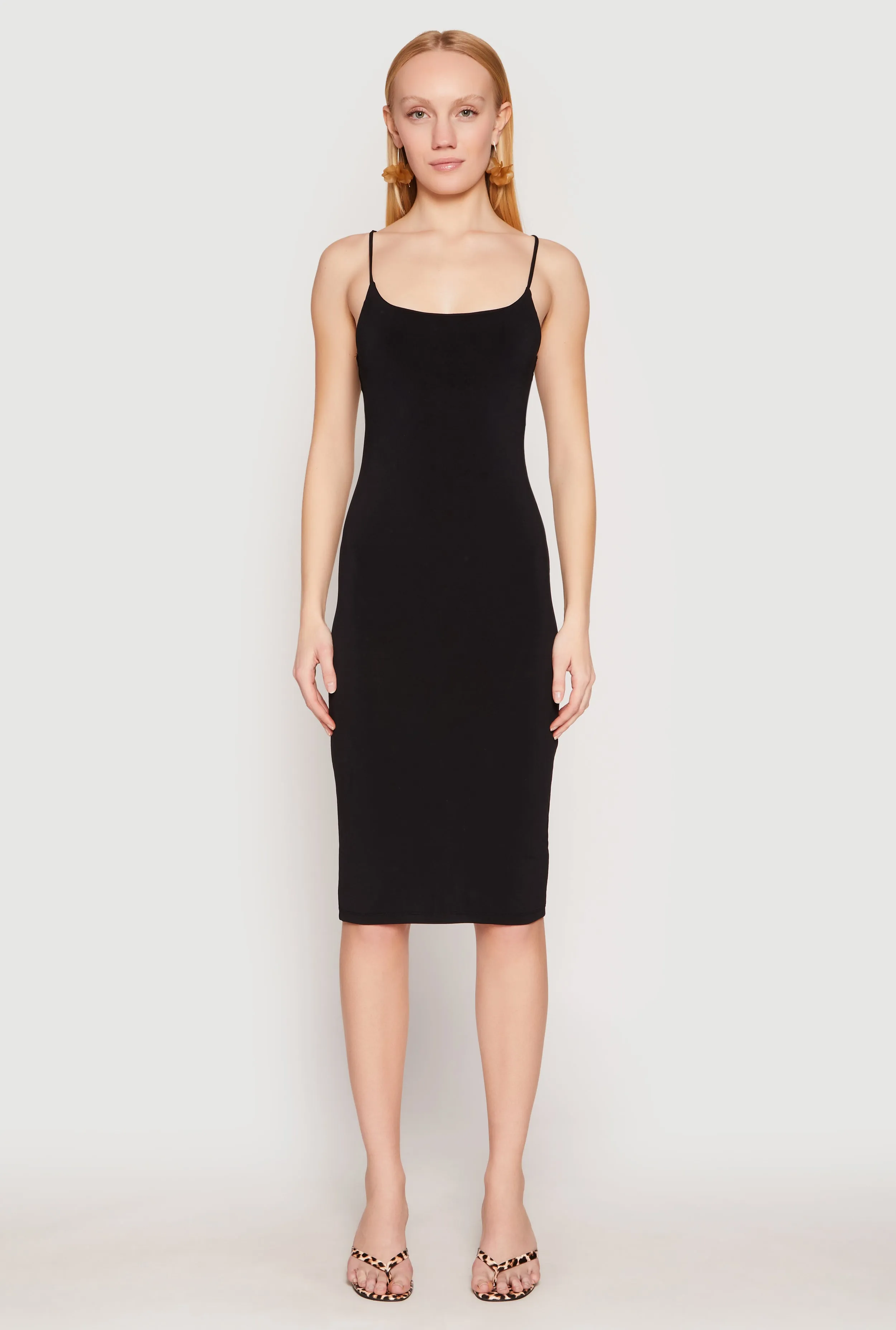 Tie Back Bodycon Midi Dress sold by Rainbow