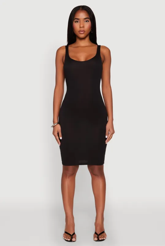 Scoop Neck Tank Midi Dress sold by Rainbow