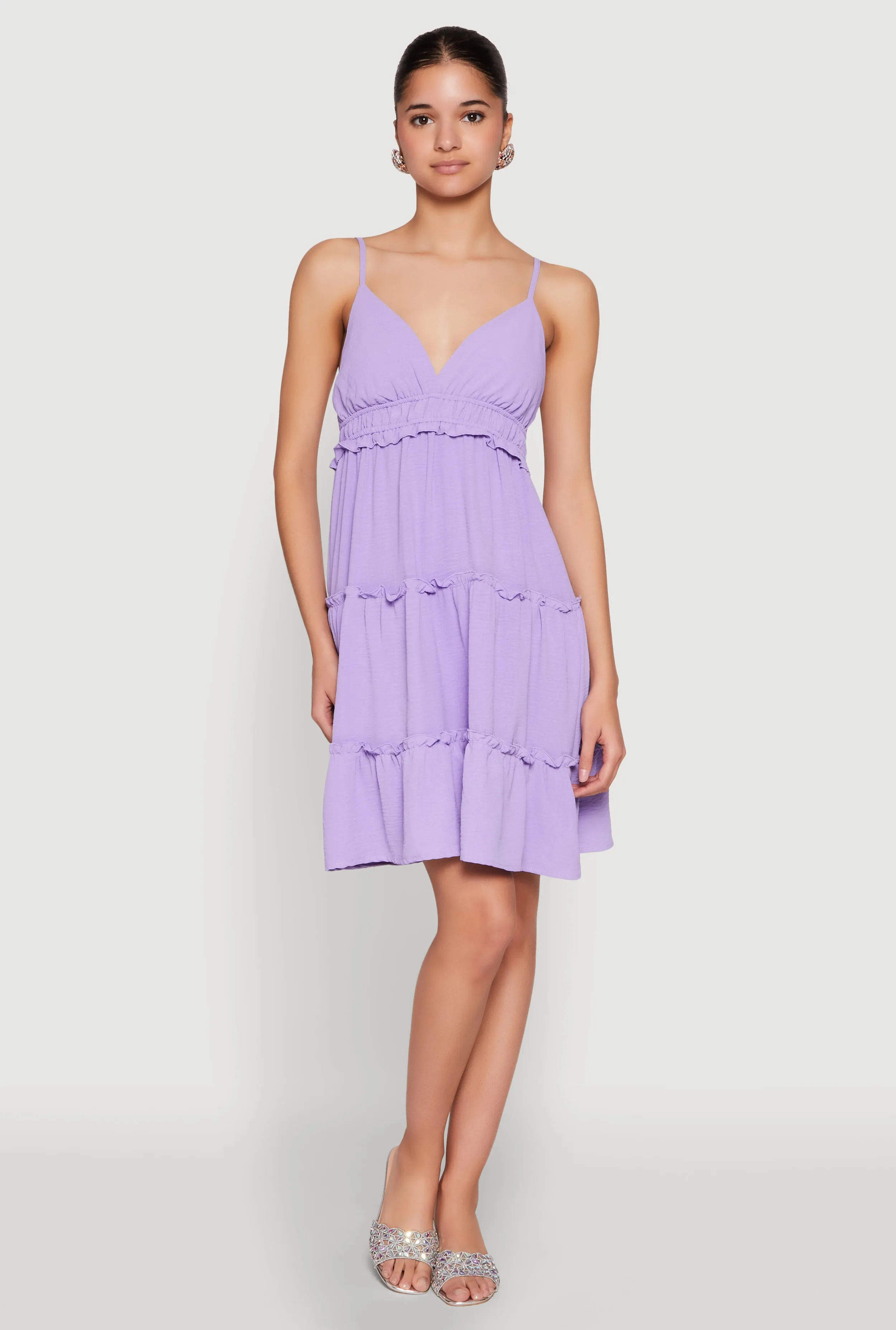 Crepe Knit Tiered Midi Dress sold by Rainbow product image thumbnail 2