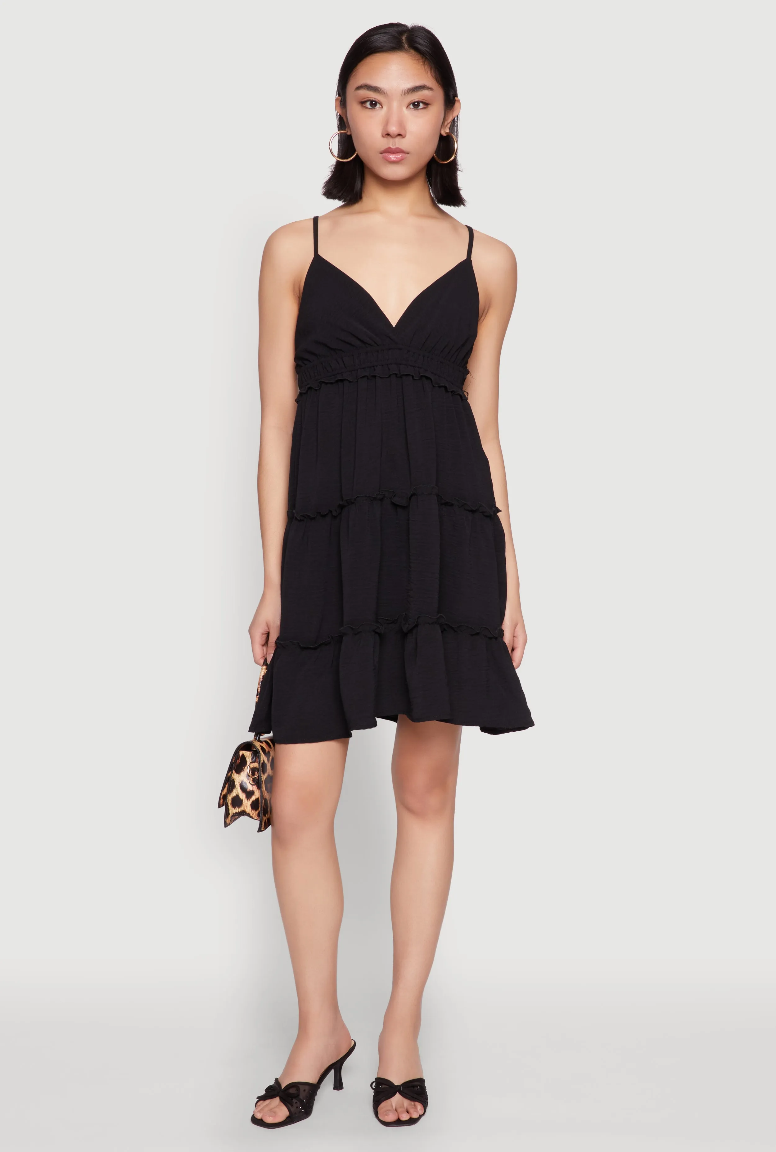 Crepe Knit Tiered Midi Dress sold by Rainbow