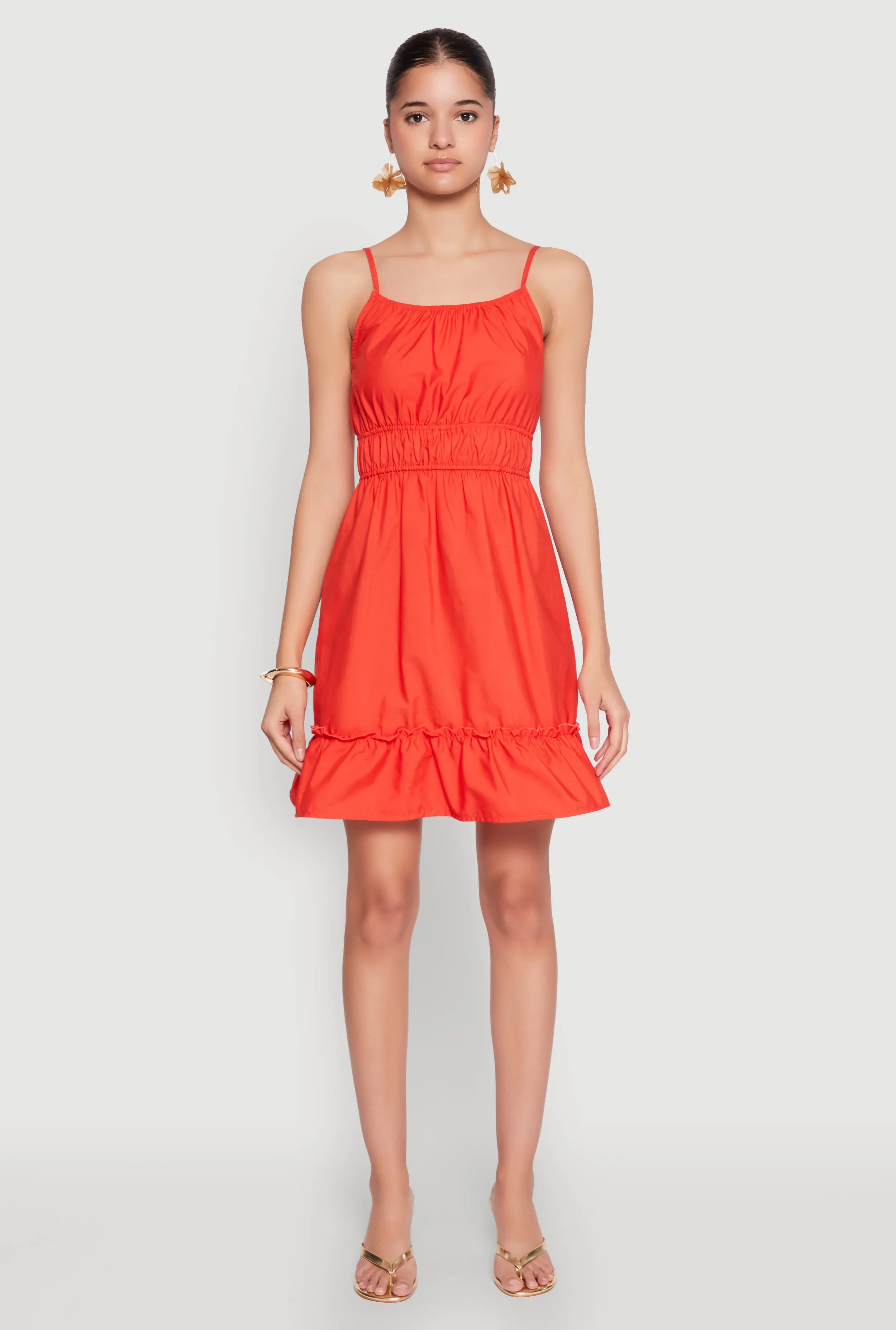 Spaghetti Strap Empire Waist Mini Dress sold by Rainbow product image thumbnail 2