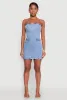 WAX Denim Button Detail Tube Dress sold by Rainbow