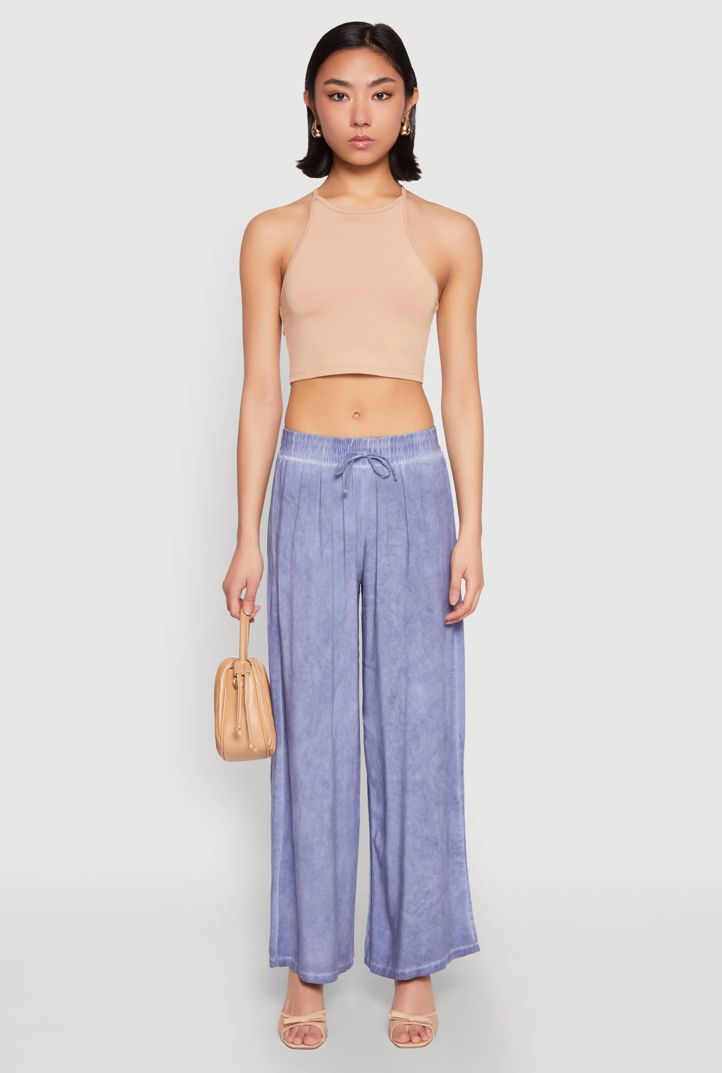 Mineral Wash Palazzo Pants sold by Rainbow product image thumbnail 3