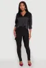 Body Contour Drawstring Cargo Pants sold by Rainbow