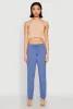Airy Drawstring Waist Pintuck Pants sold by Rainbow