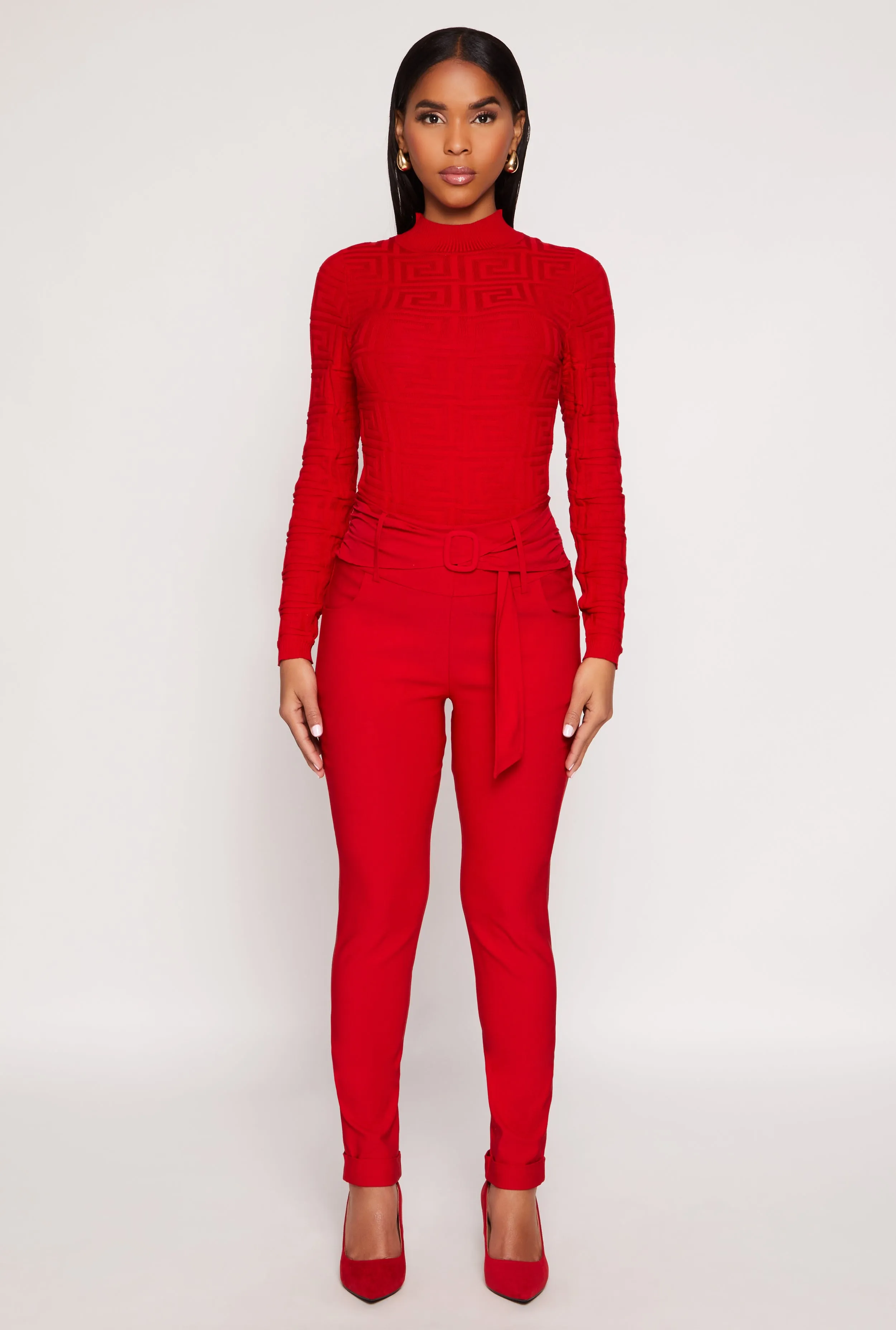 Belted Front Dress Pants sold by Rainbow product image thumbnail 3